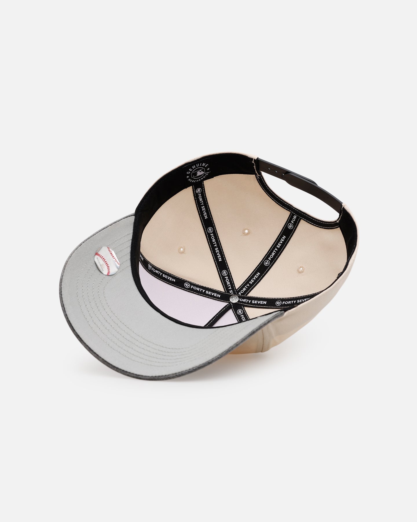 47 Brand New York Yankees 'Washed Black Visor' 47 Offside Snapback Natural