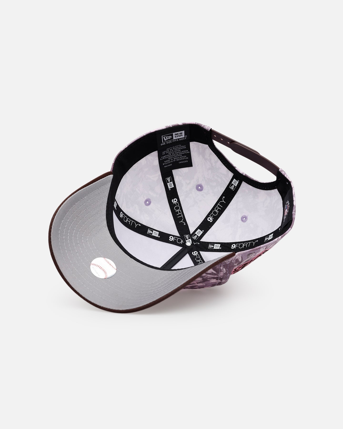 New Era New York Yankees 'Pink Tree Camo' 9FORTY A-Frame Snapback Pink