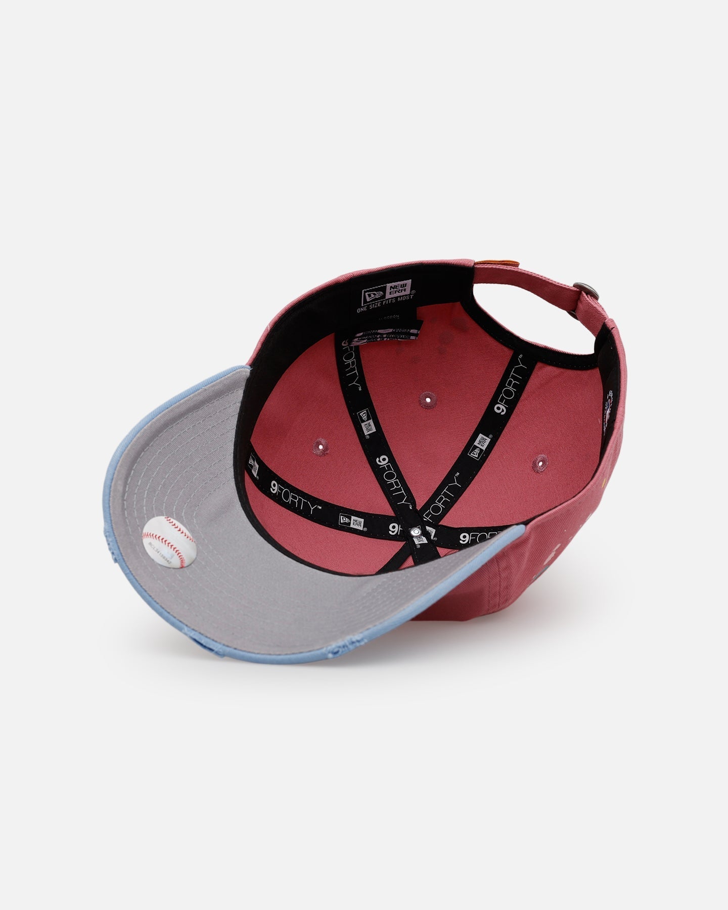 New Era New York Mets 'Seasoned' 9FORTY A-Frame Strapback Pink/Blue