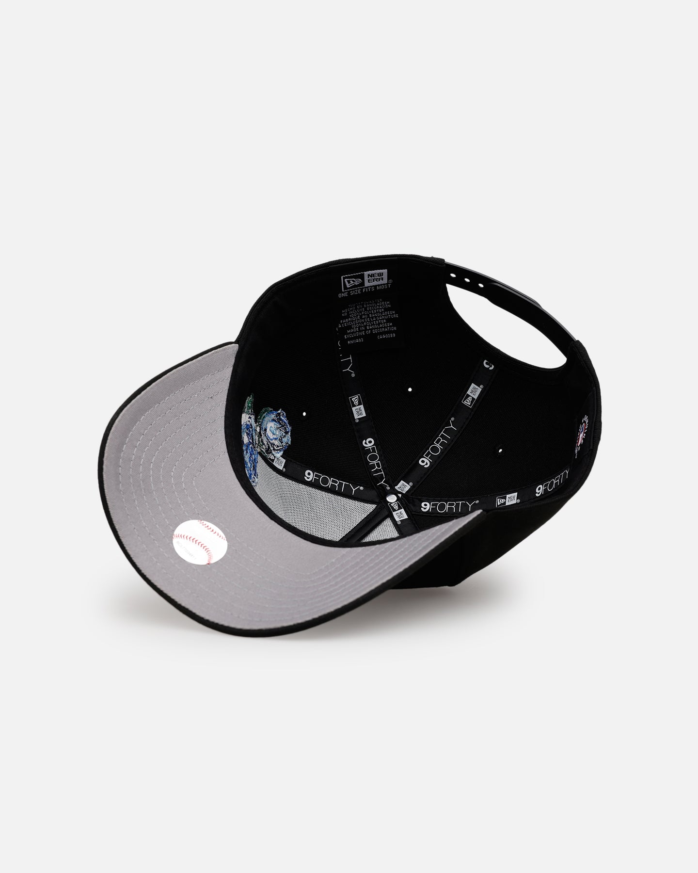 New Era New York Mets 'Blue Rose' 9FORTY A-Frame Snapback Black/Blue