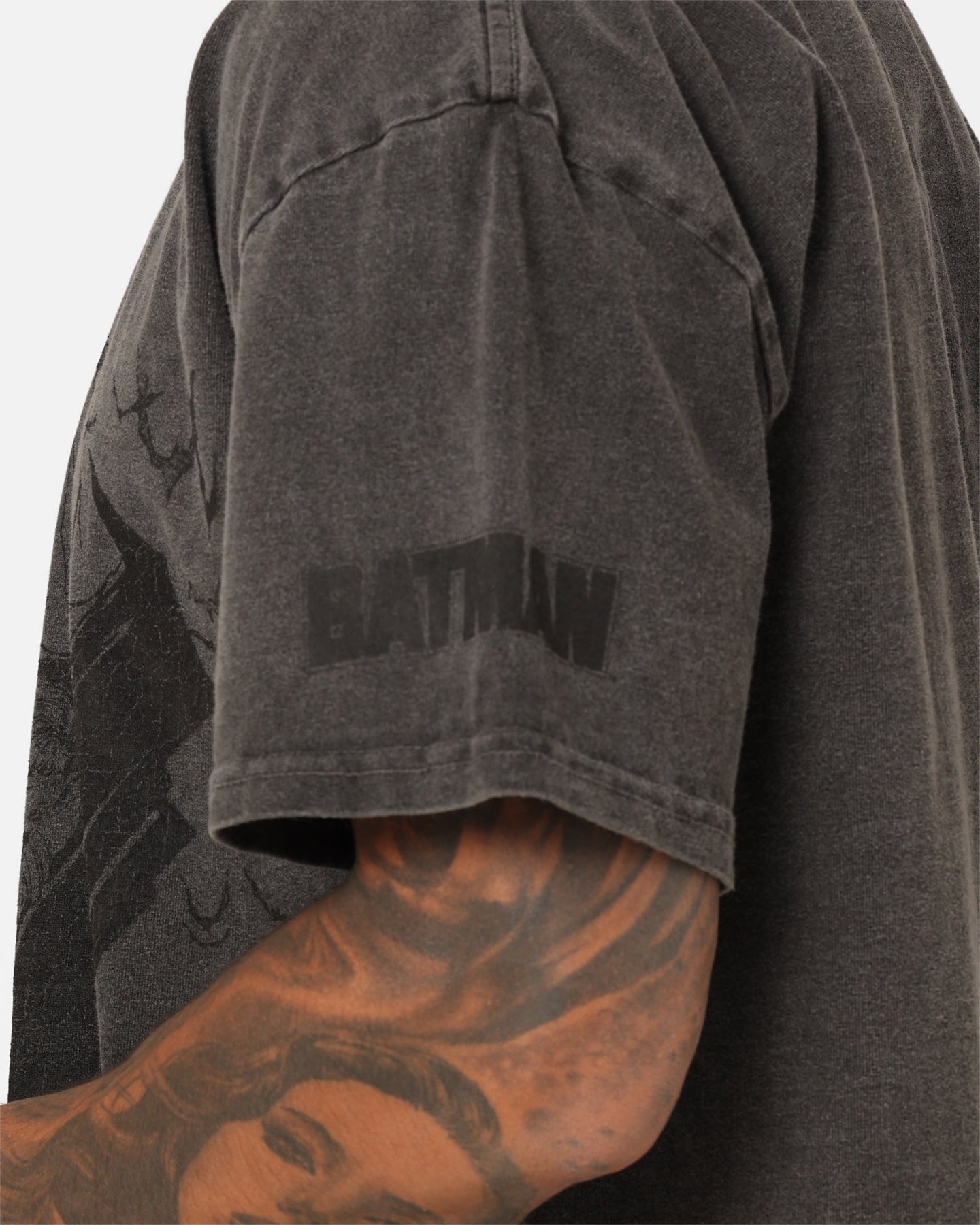 73Studio X DC Batman Issue #423 Noir Heavyweight Vintage T-Shirt Black Wash