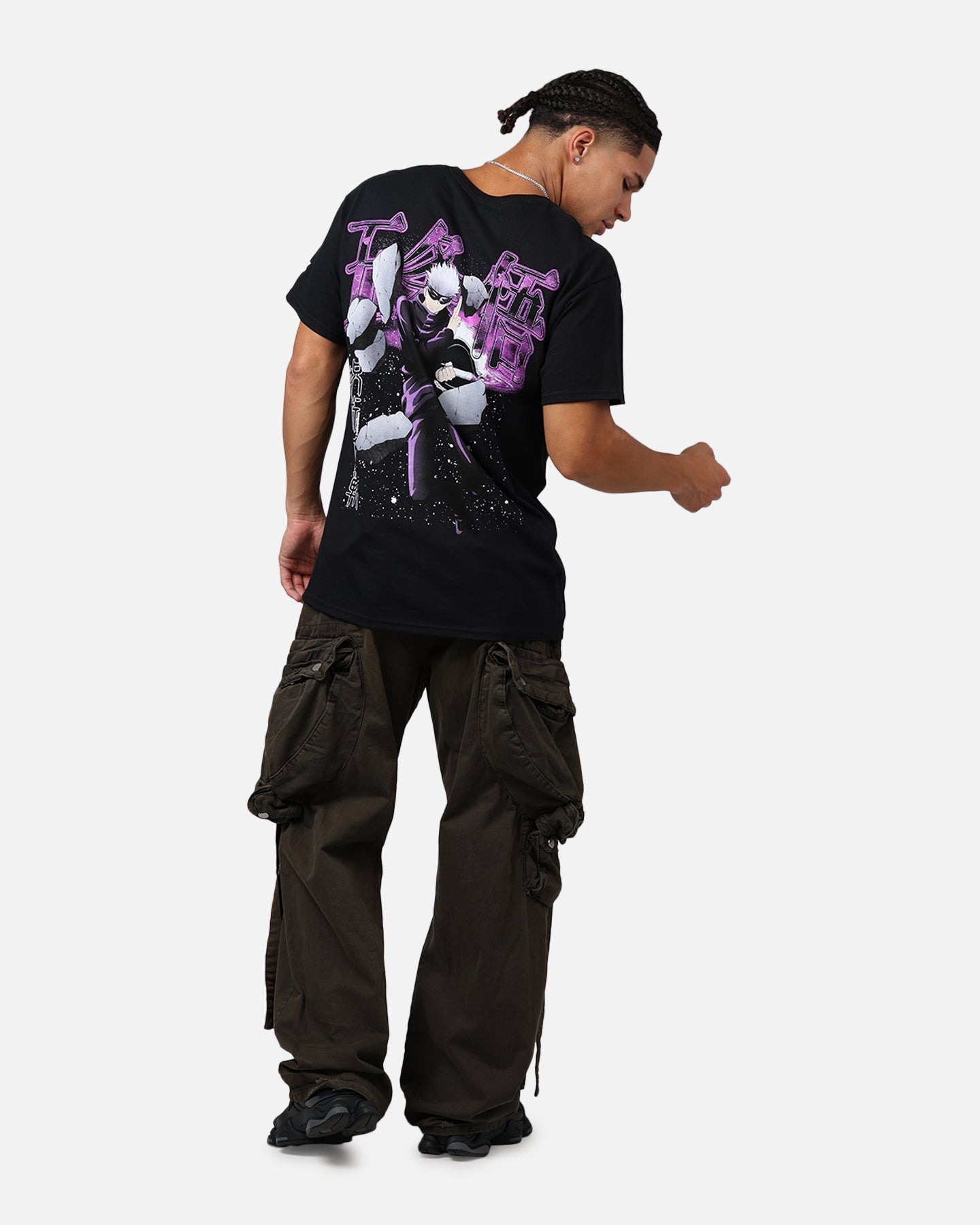 73Studio X jujutsu kaisen Gojo T-Shirt Black