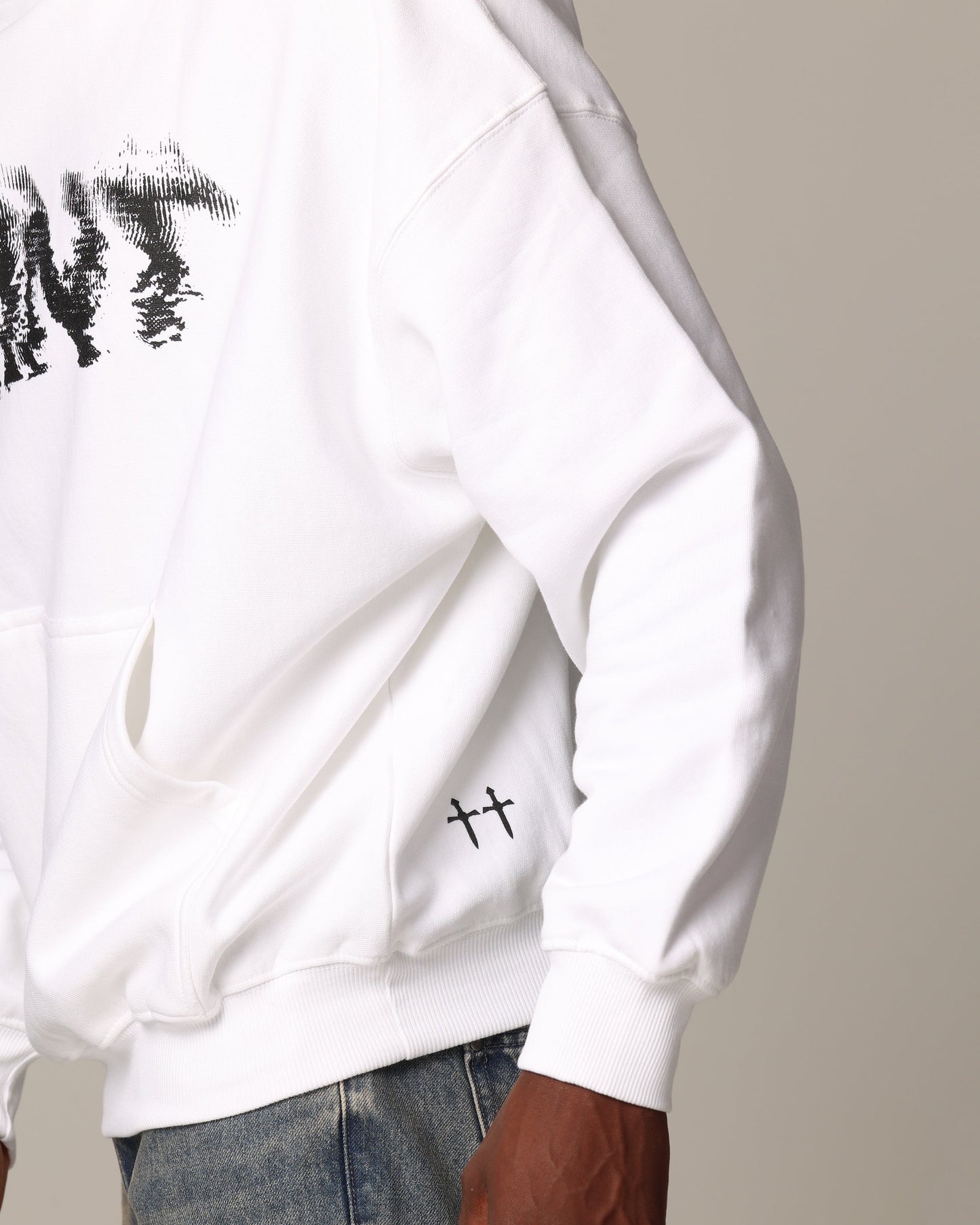 Saint Morta System Overload Hoodie White