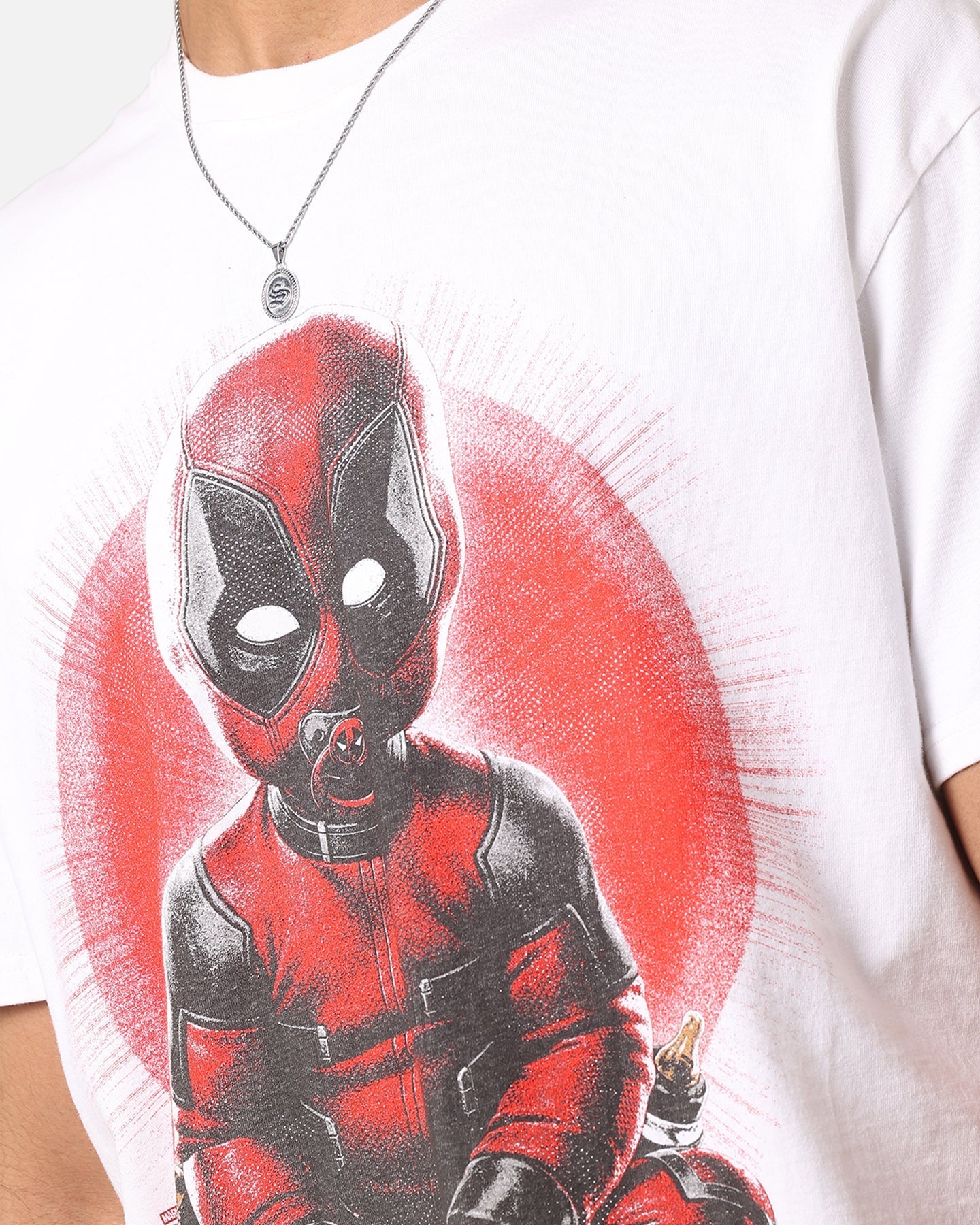 73Studio Marvel Deadpool Babypool Vintage T-Shirt White