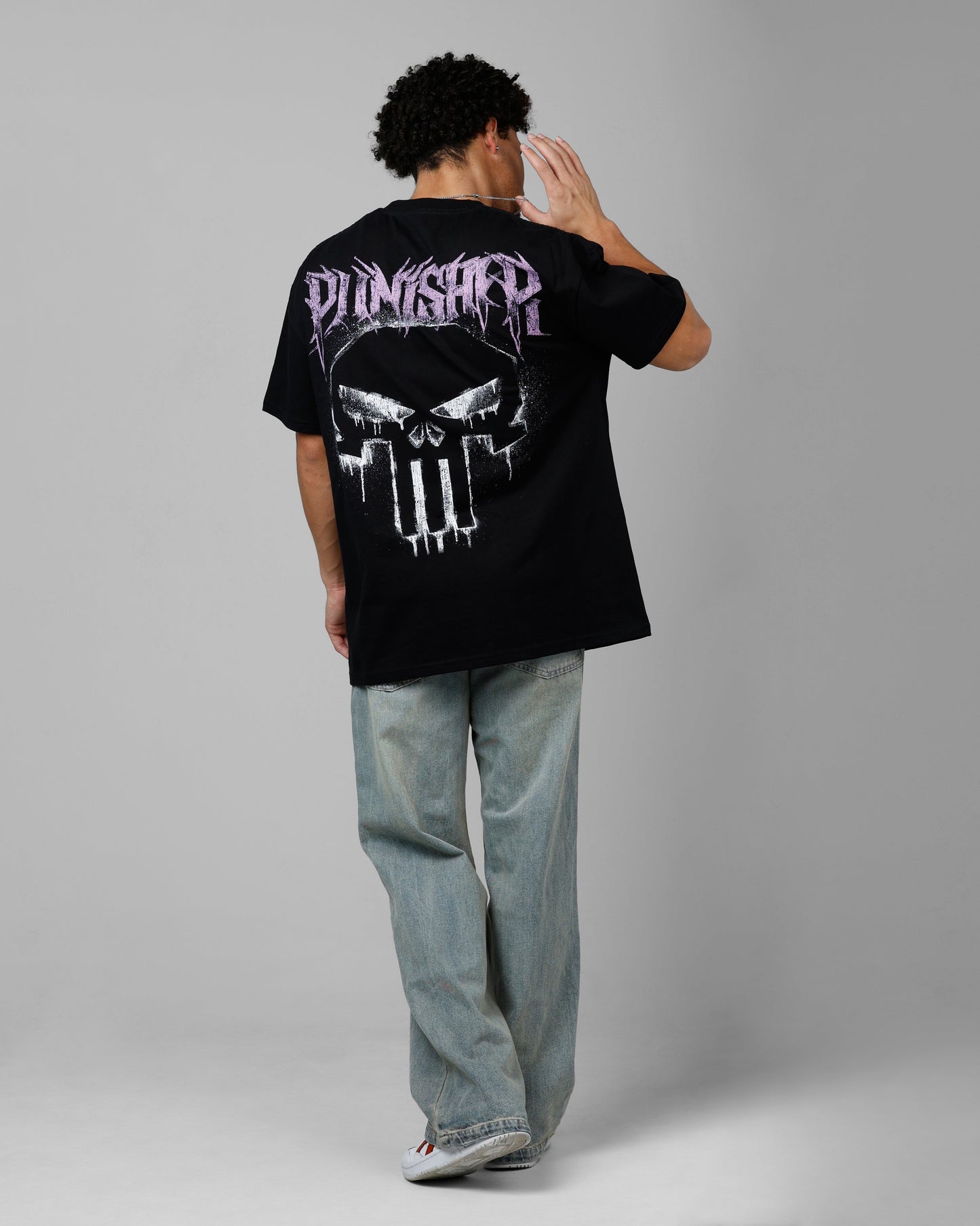 Loiter Marvel The Punisher Heavyweight T-Shirt Black