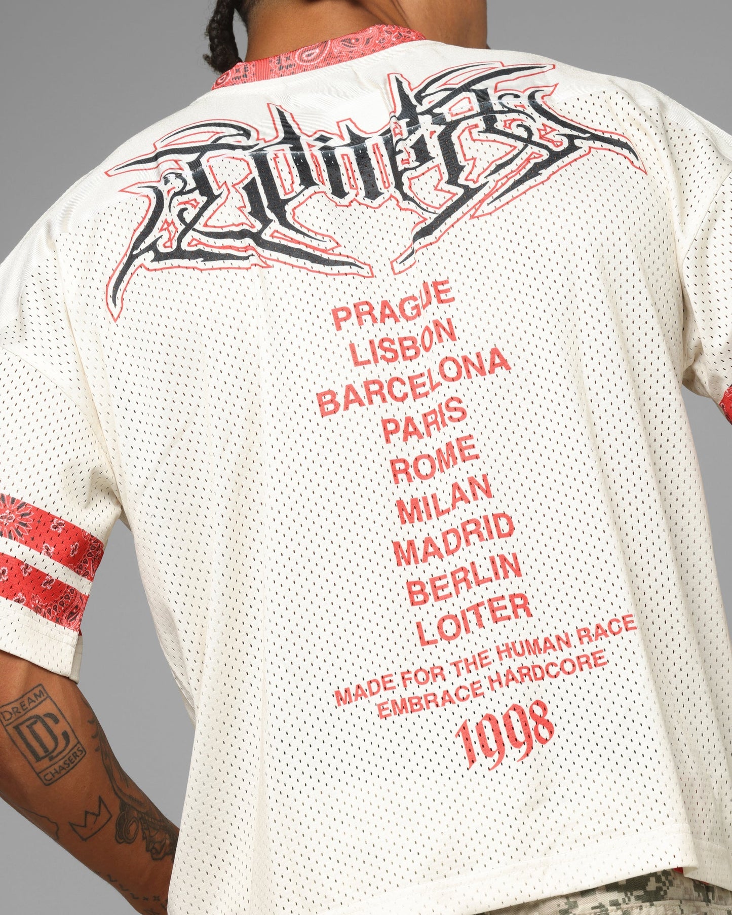 Loiter Hardcore Jersey Off White/Red
