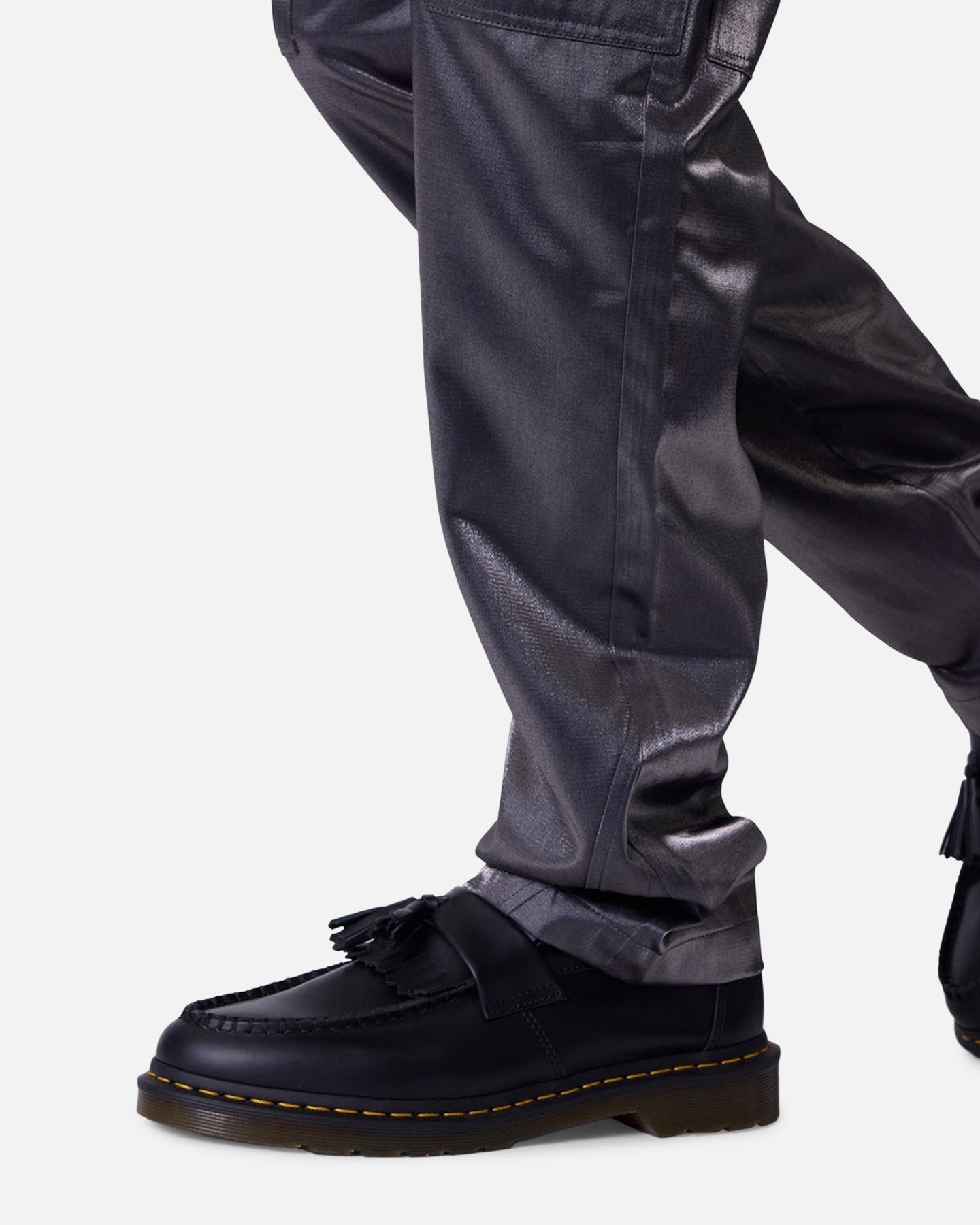 MNML Patent Shine Pants Black