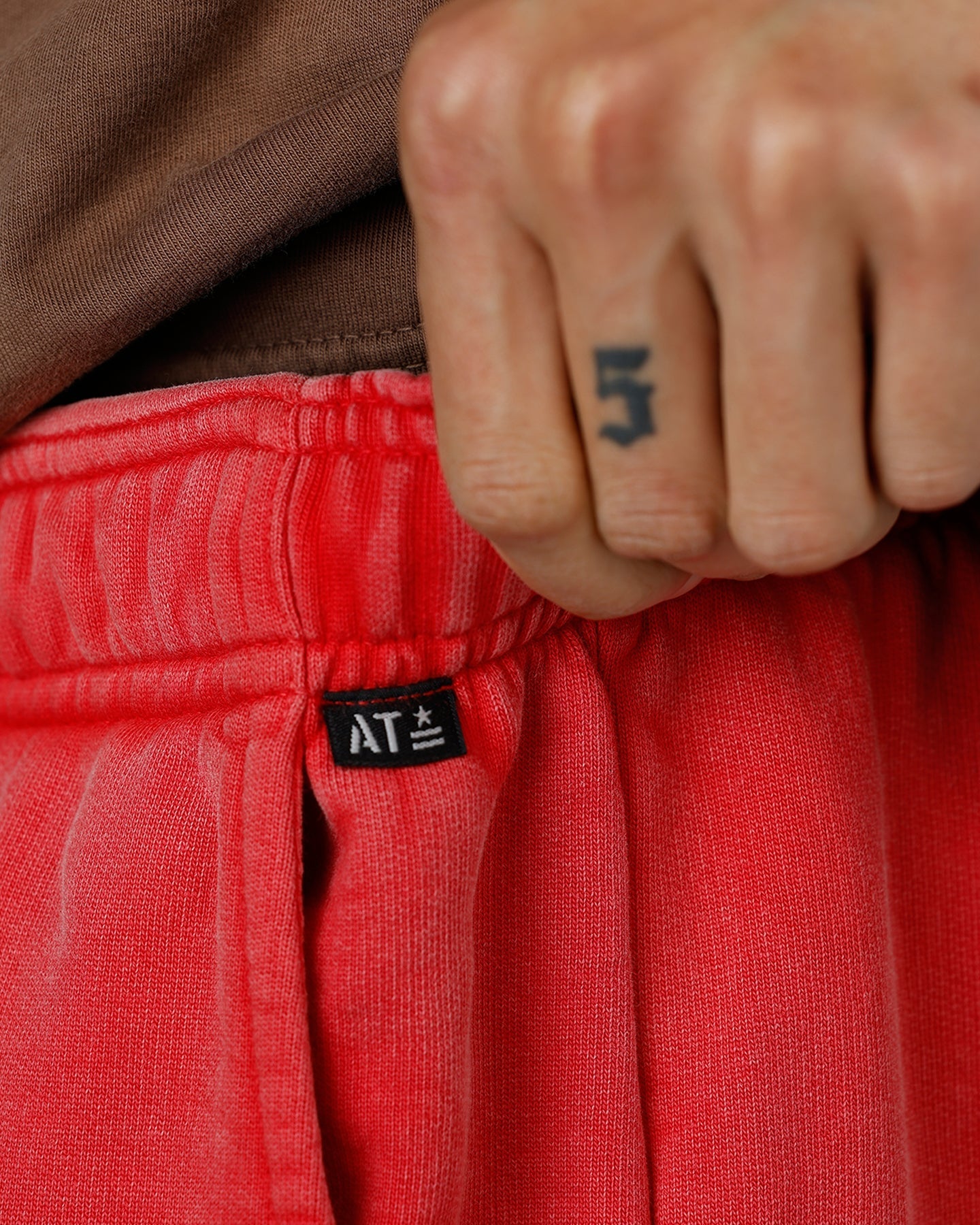 American Thrift Jogger Pants Washed Red