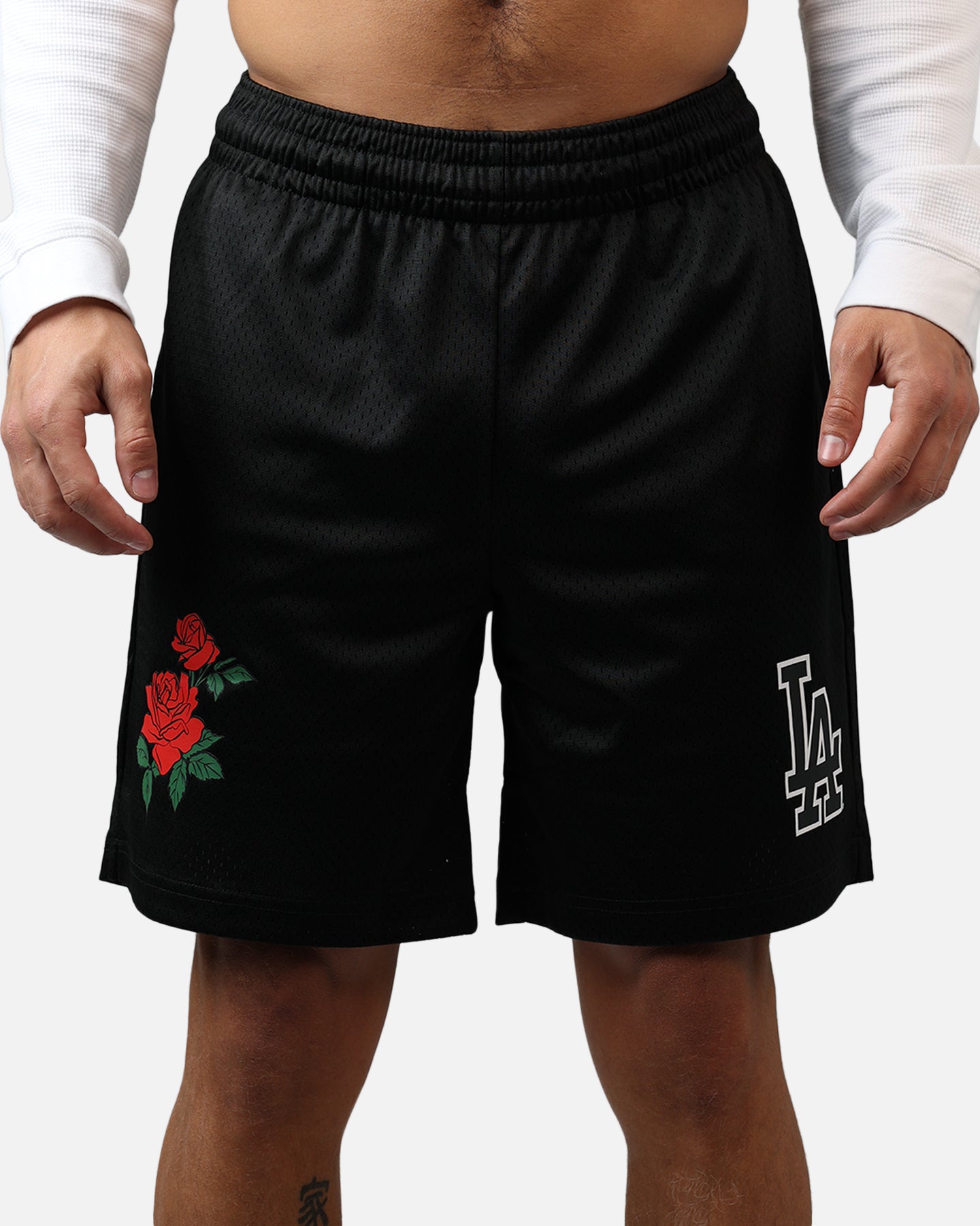 New Era Los Angeles Dodgers Rose Shorts Black