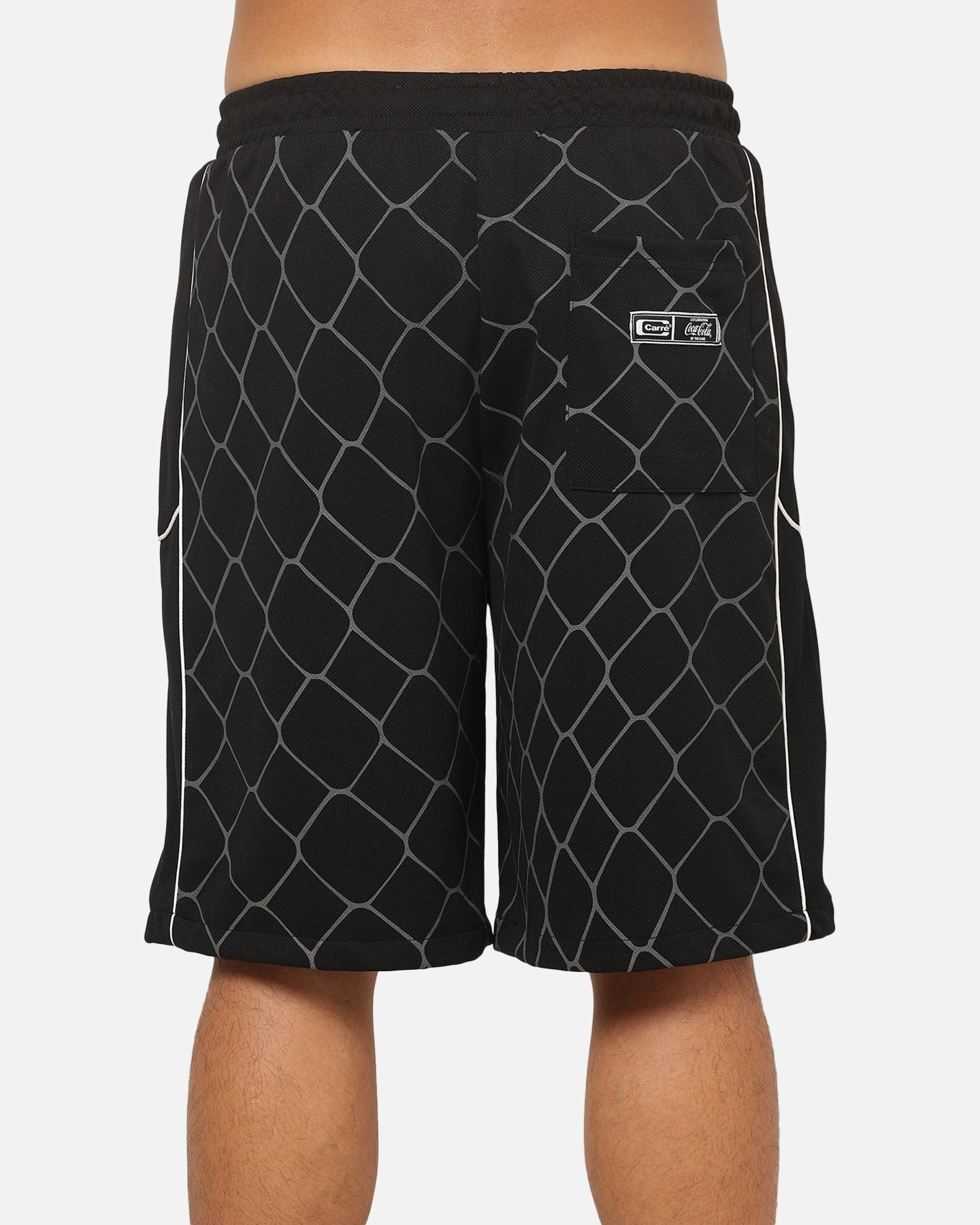 Carre Carre Carré X Coca Cola The Grid Mesh Shorts Black