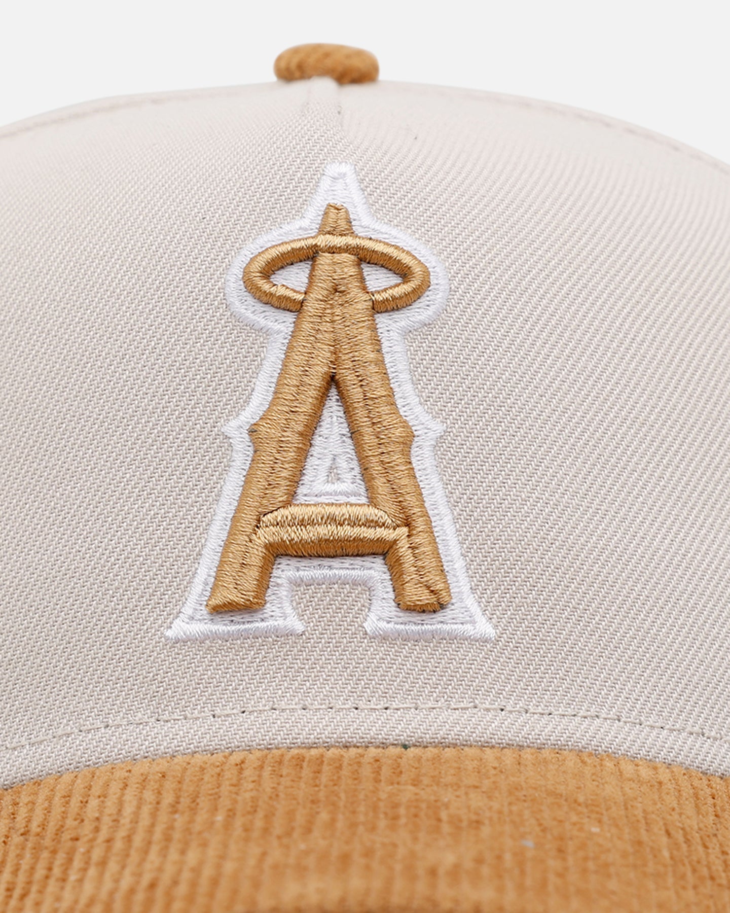 New Era Los Angeles Angels 'Honey Pot' 9FORTY A-Frame Snapback Stone/Wheat