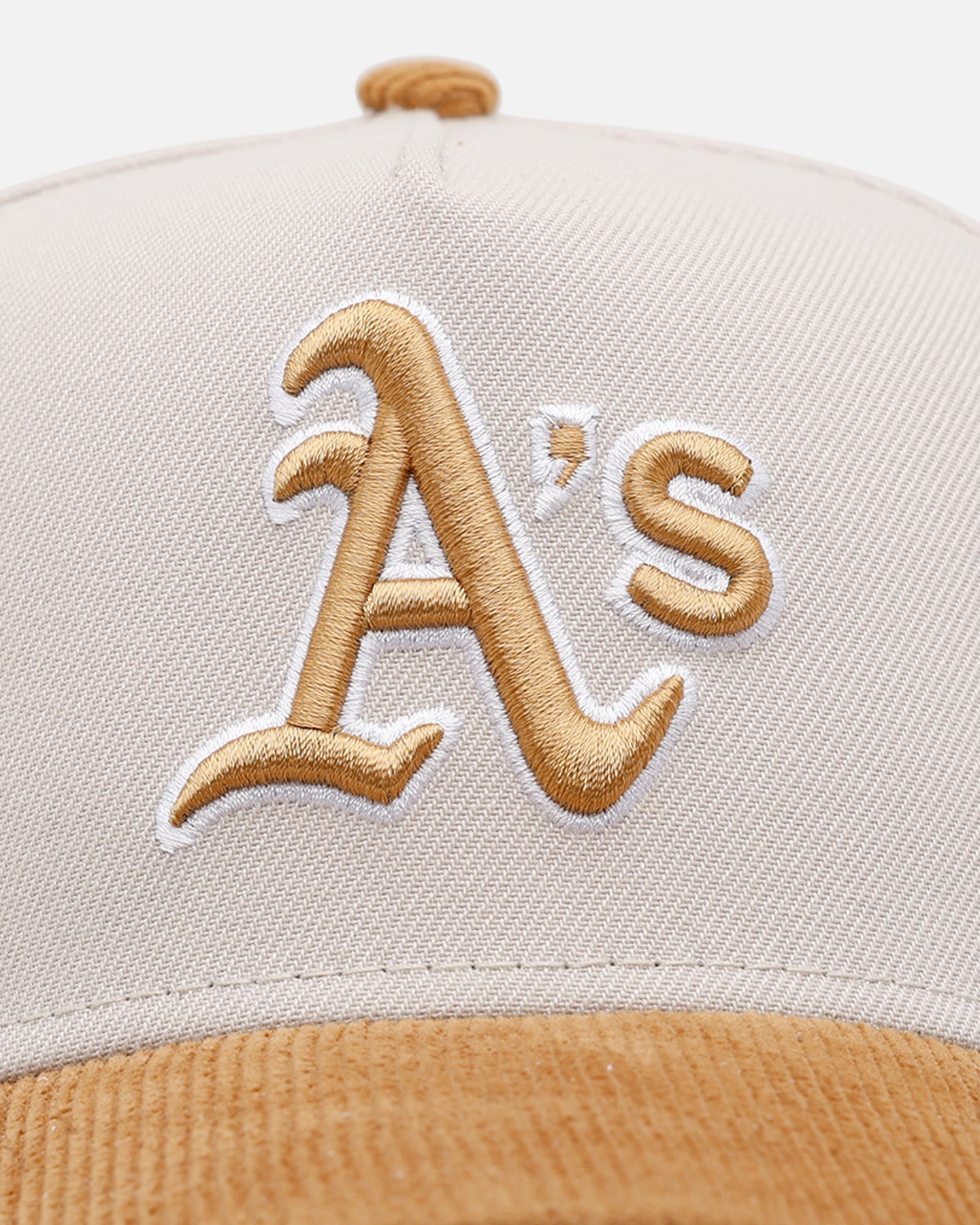 New Era Oakland Athletics 'Honey Pot' 9FORTY A-Frame Snapback Stone/Wheat