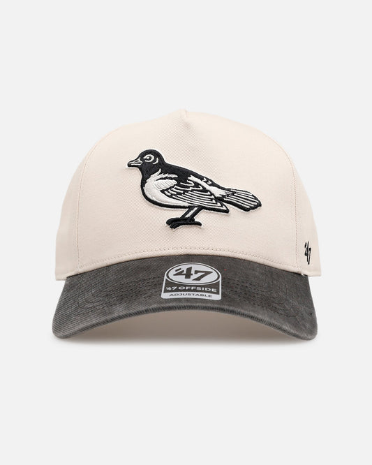 47 Brand Baltimore Orioles 'Washed Black Visor' 47 Offside Snapback Natural