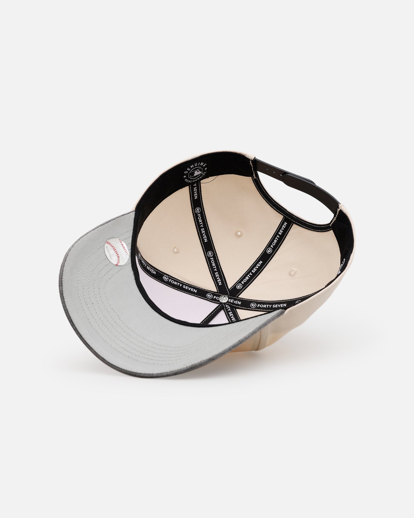 47 Brand Boston Red Sox 'Washed Black Visor' 47 Offside Snapback Natural
