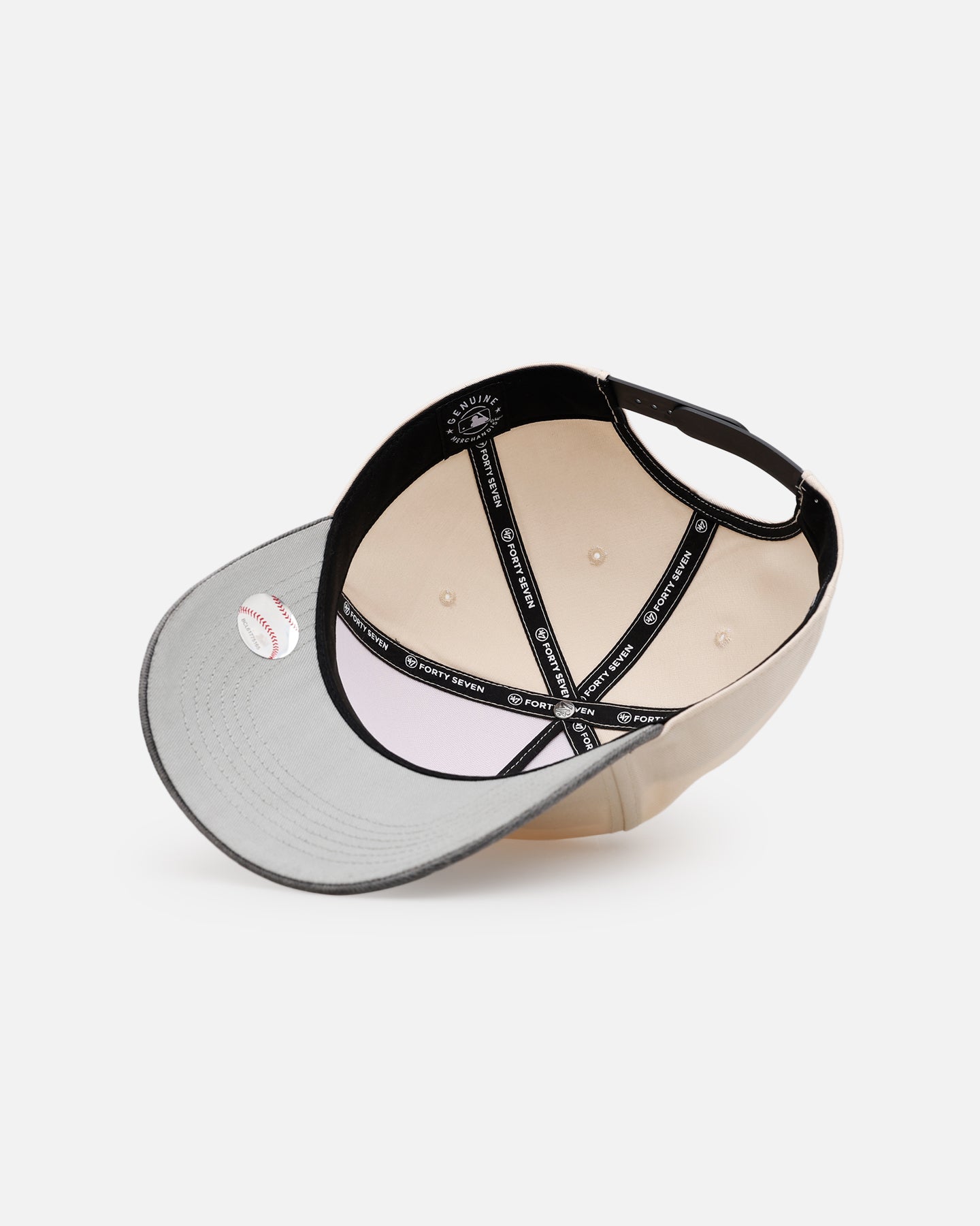 47 Brand Chicago White Sox 'Washed Black Visor' 47 Offside Snapback Natural
