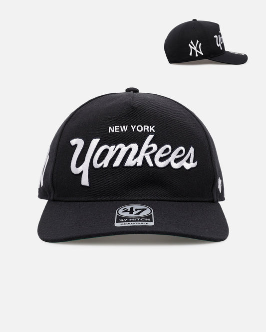 47 Brand New York Yankees 'Vintage Script' 47 Hitch Snapback Navy