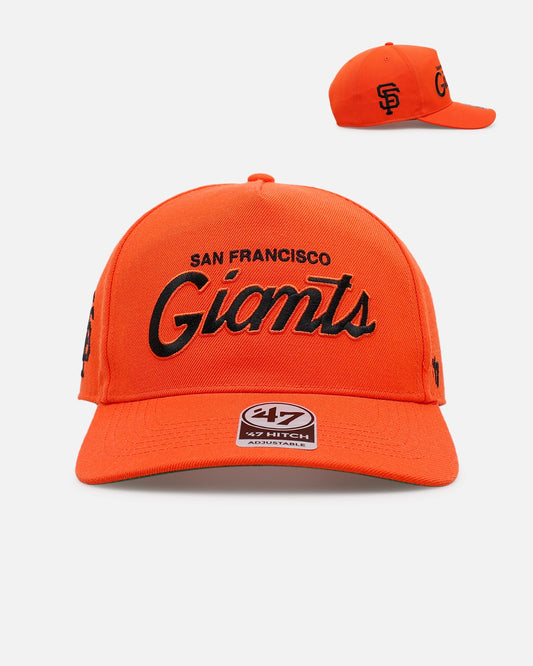 47 Brand San Francisco Giants 'Vintage Script' 47 Hitch Snapback Orange
