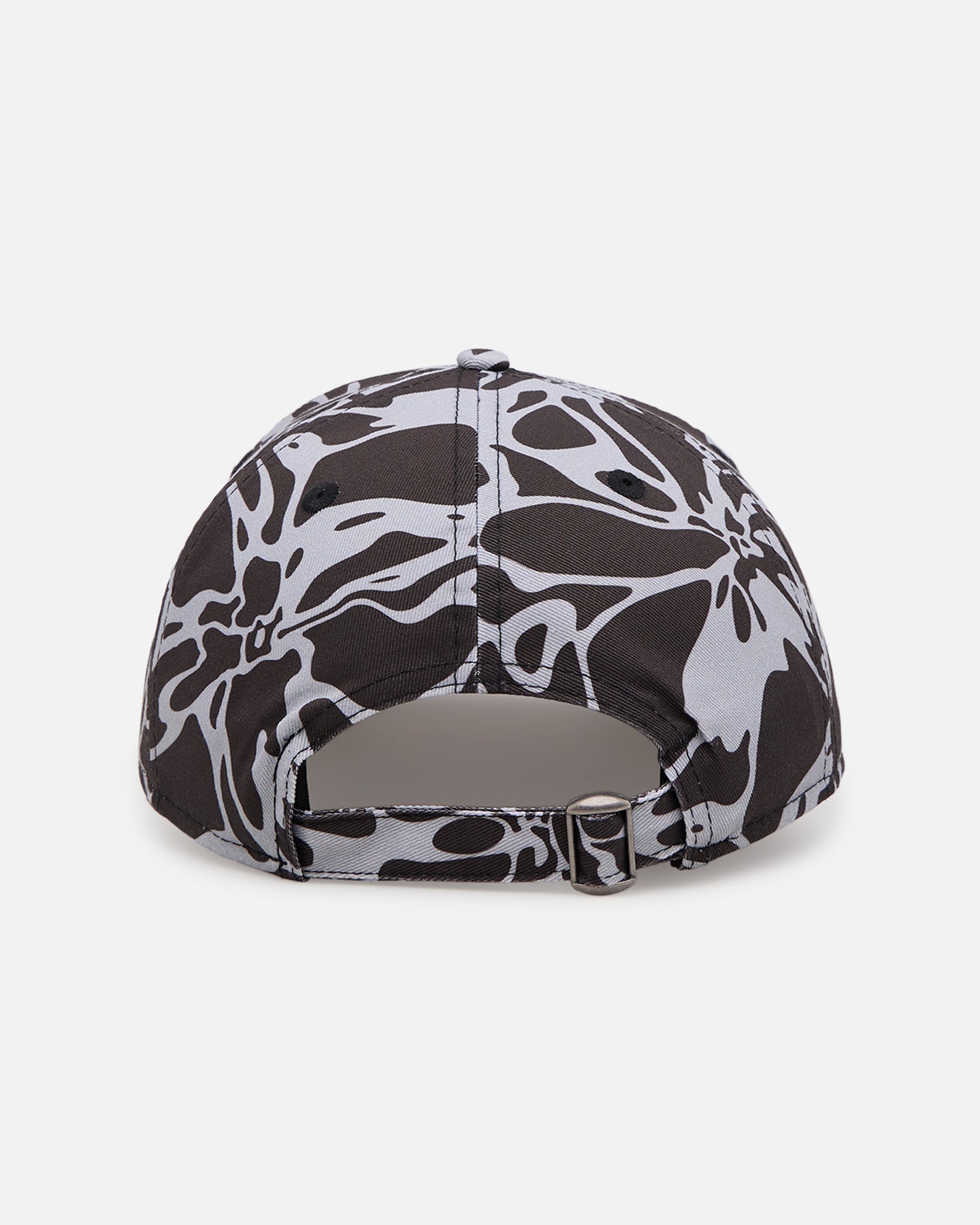 New Era Atlanta Braves 'Brushed Cotton' 19TWENTY Strapback Black/Light Blue