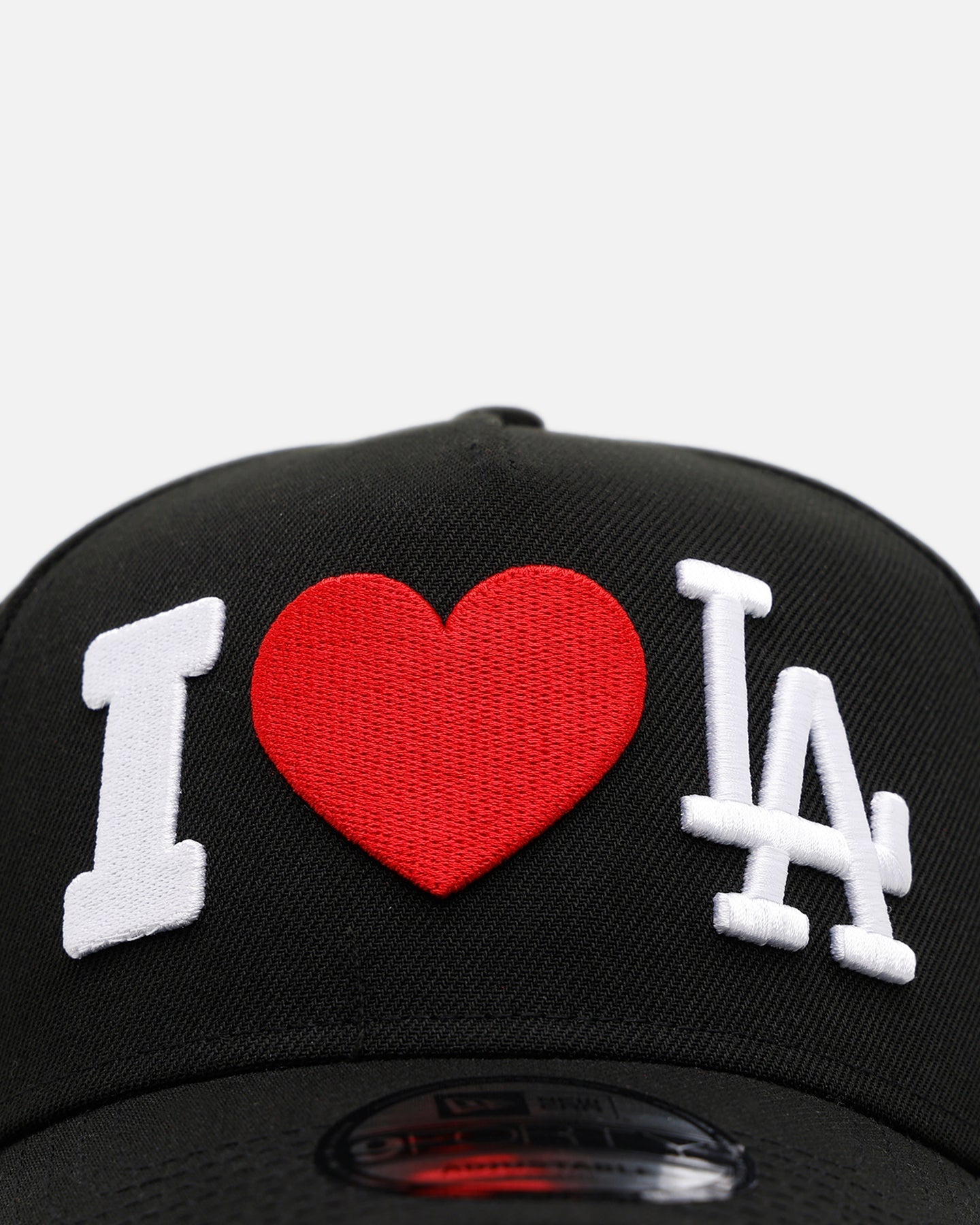 New Era Los Angeles Dodgers 'Love' 9FORTY A-Frame Snapback Black