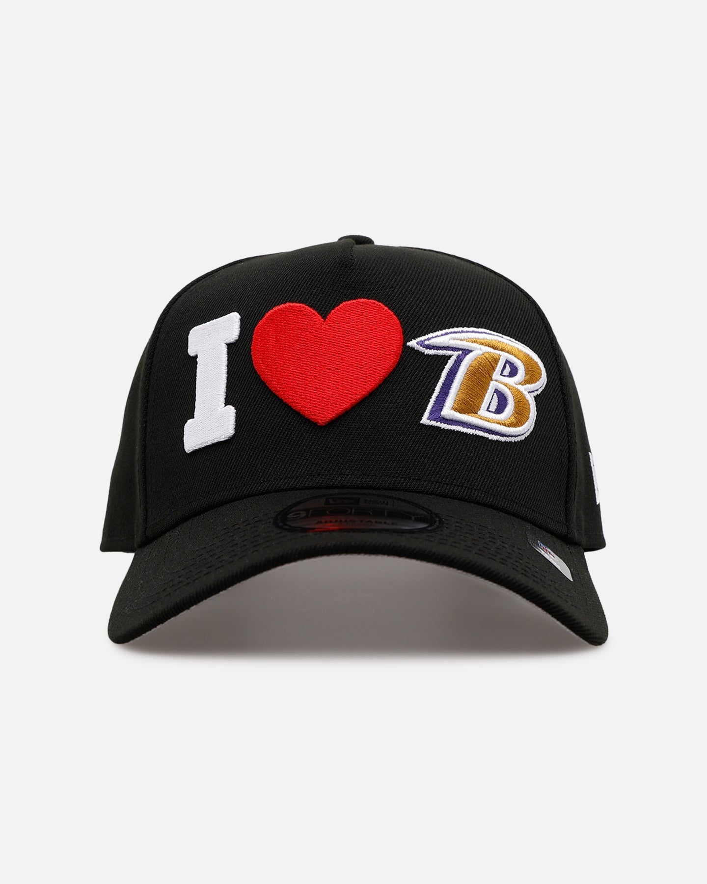 New Era Baltimore Ravens 'Love' 9FORTY A-Frame Snapback Black
