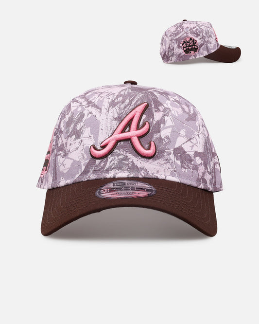 New Era Atlanta Braves 'Pink Tree Camo' 9FORTY A-Frame Snapback Pink