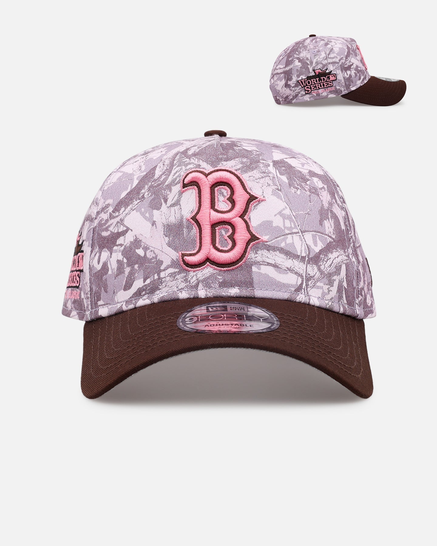 New Era Boston Red Sox 'Pink Tree Camo' 9FORTY A-Frame Snapback Pink