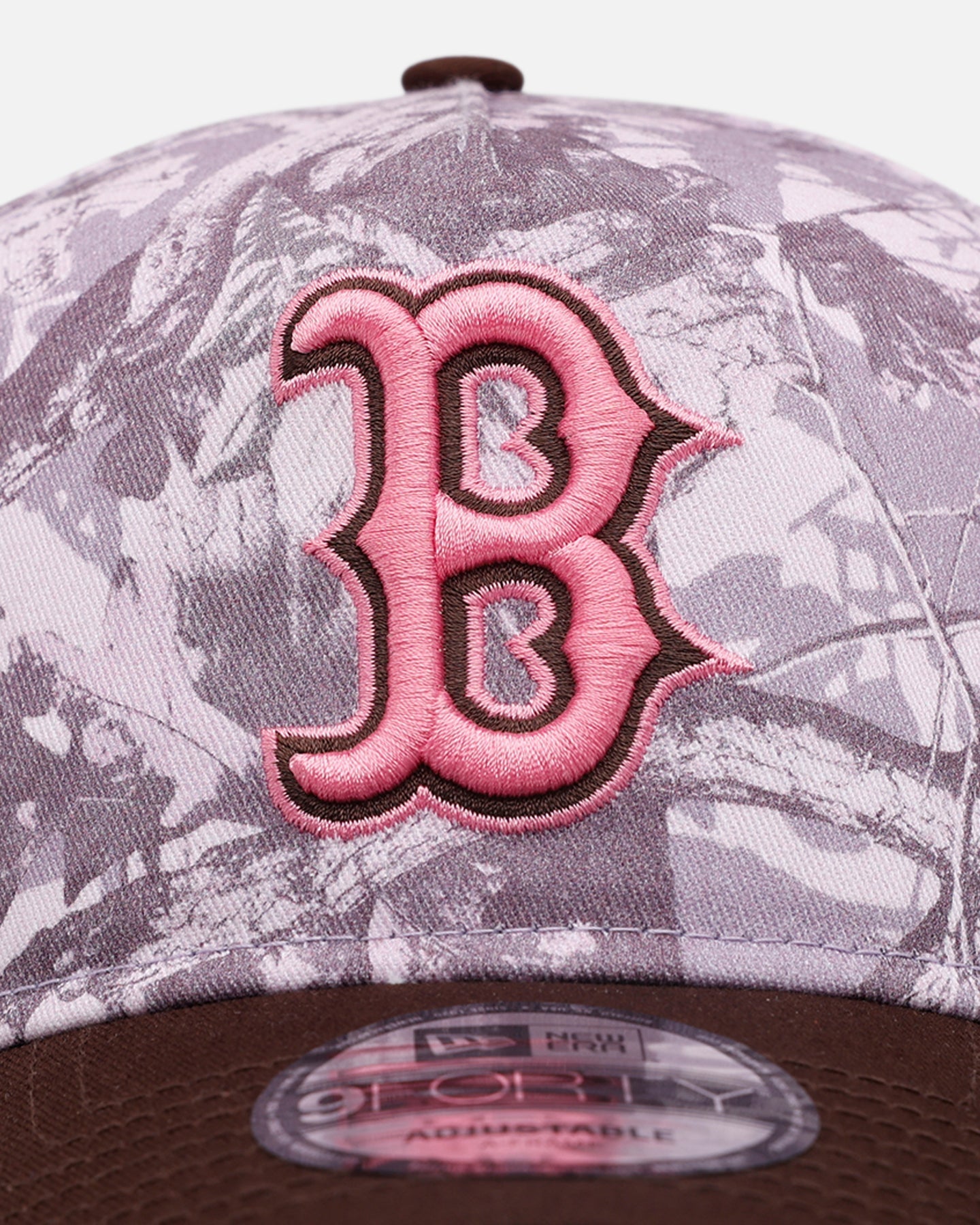 New Era Boston Red Sox 'Pink Tree Camo' 9FORTY A-Frame Snapback Pink