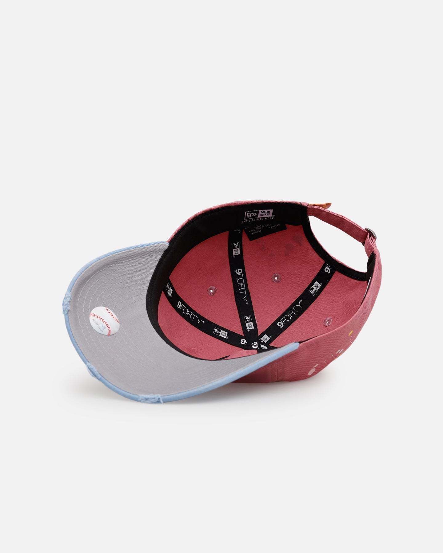 New Era Houston Astros 'Seasoned' 9FORTY A-Frame Strapback Pink/Blue