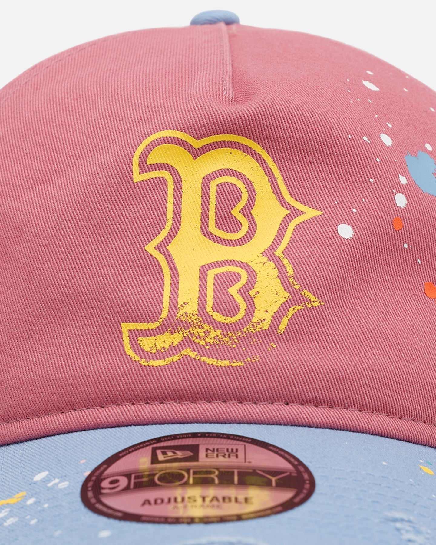 New Era Boston Red Sox 'Seasoned' 9FORTY A-Frame Strapback Pink/Blue