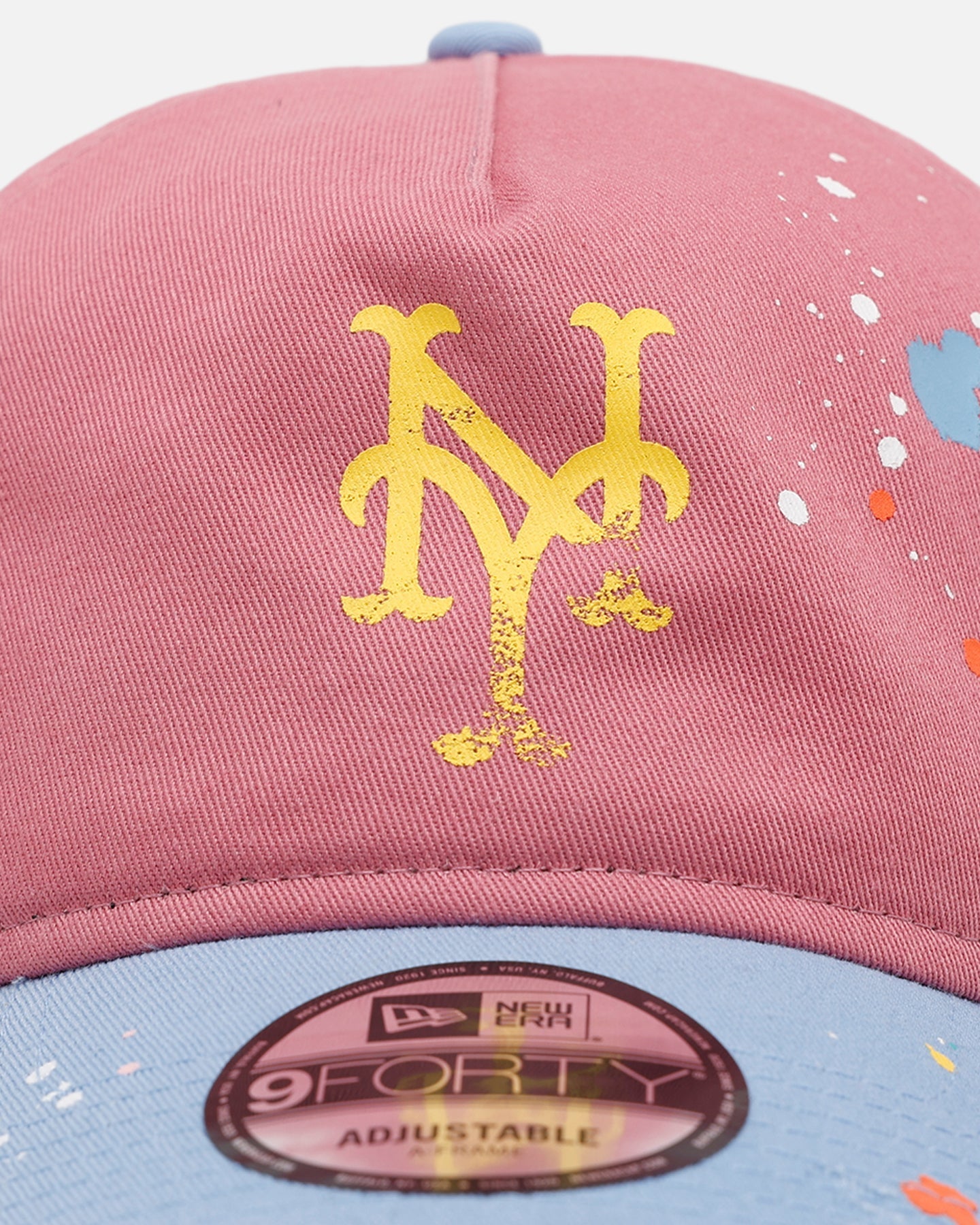 New Era  New York Mets 'Seasoned' 9FORTY A-Frame Strapback Pink/Blue