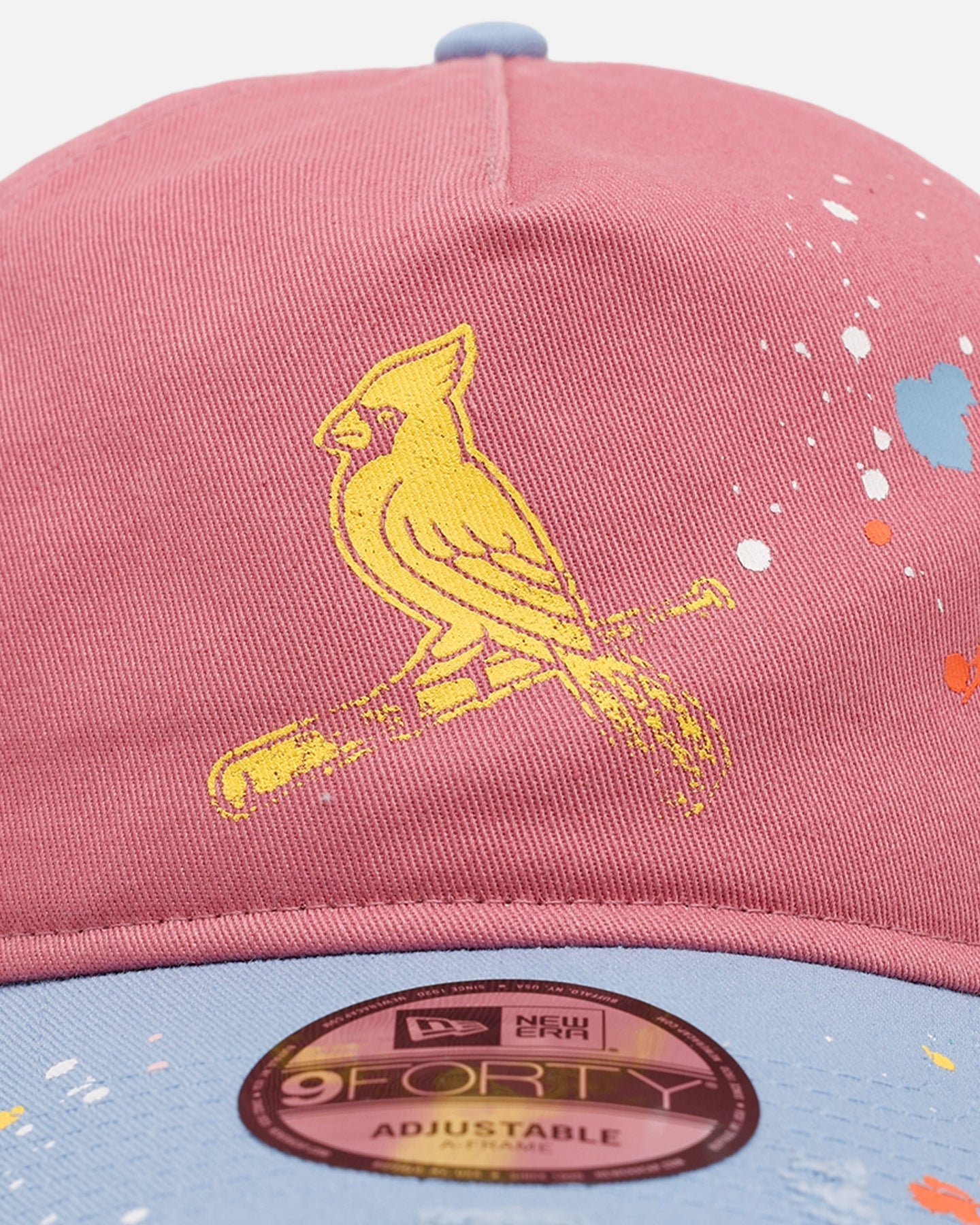 New Era St. Louis Cardinals 'Seasoned' 9FORTY A-Frame Strapback Pink/Blue