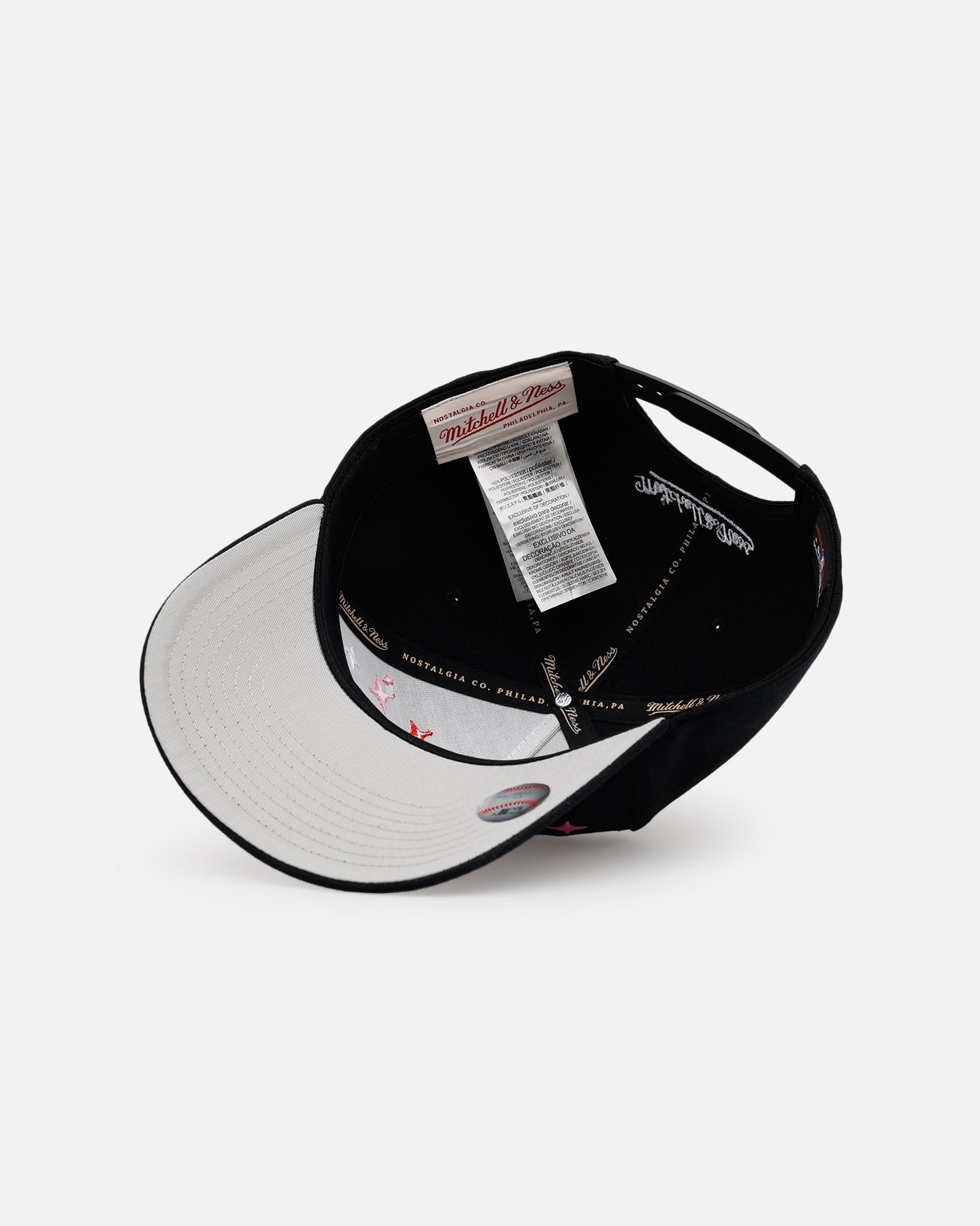 Mitchell & Ness Atlanta Braves 'Rhinestone Luxury' Pro Pinch Snapback Black