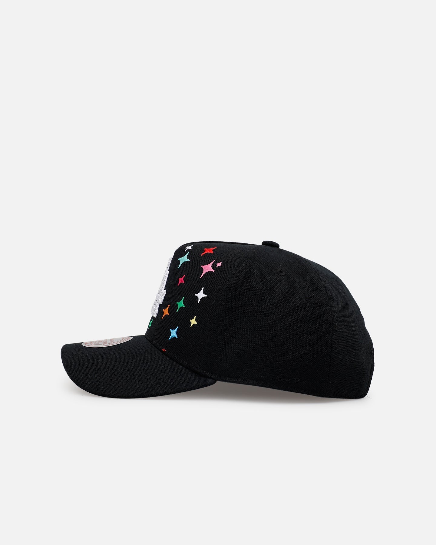 Mitchell & Ness Los Angeles Dodgers 'Rhinestone Luxury' Pro Pinch Snapback Black