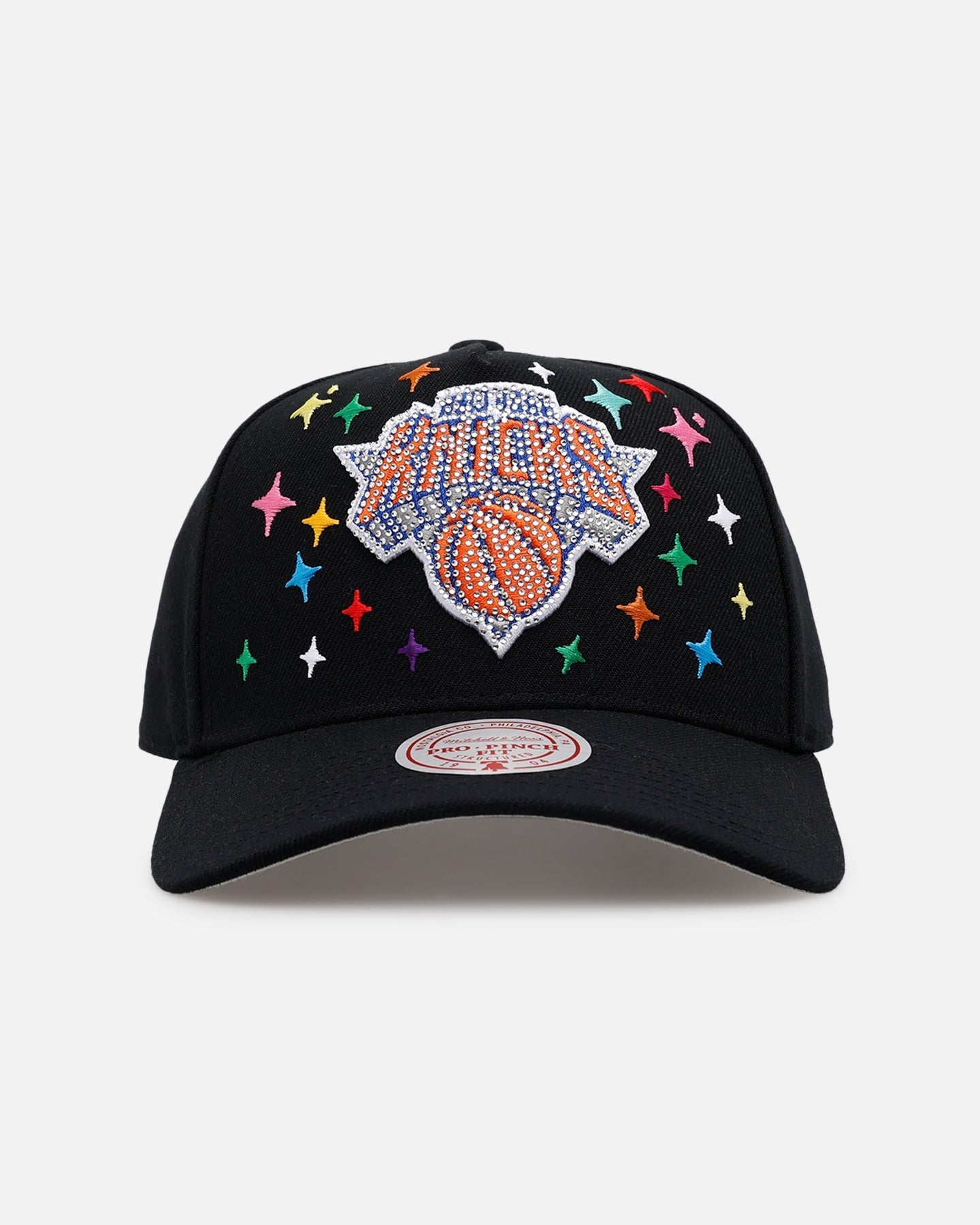 Mitchell & Ness New York Knicks 'Rhinestone Luxury' Pro Pinch Snapback Black
