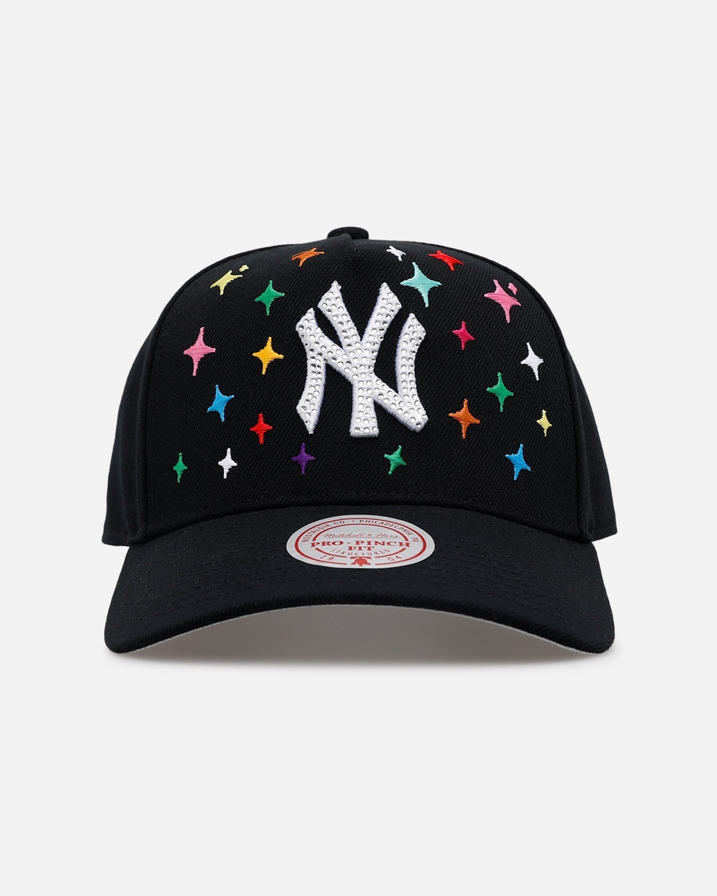 Mitchell & Ness New York Yankees 'Rhinestone Luxury' Pro Pinch Snapback Black