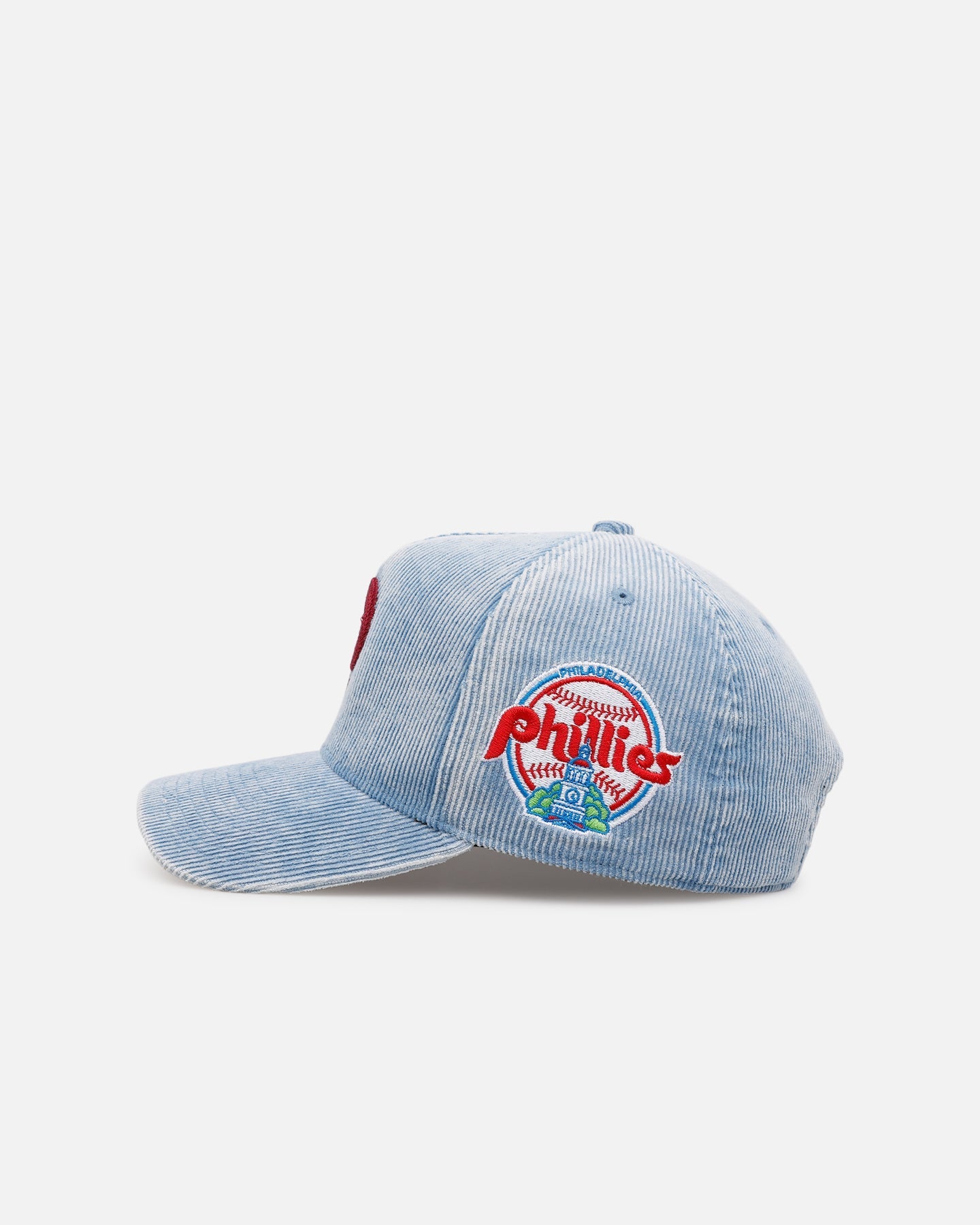Mitchell & Ness Philadelphia Phillies 'Dusty Cord' Pro Pinch Snapback Light Blue
