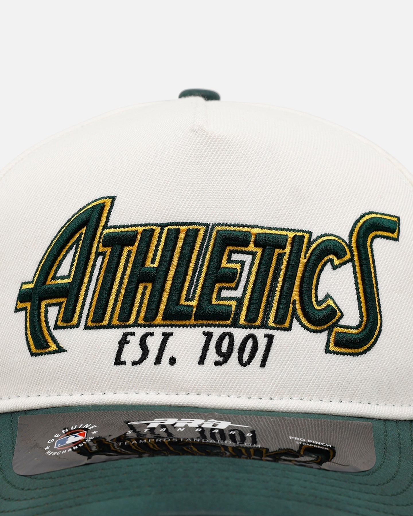 Pro Standard Oakland Athletics 'Paradise' Pro Pinch Strapback Eggshell