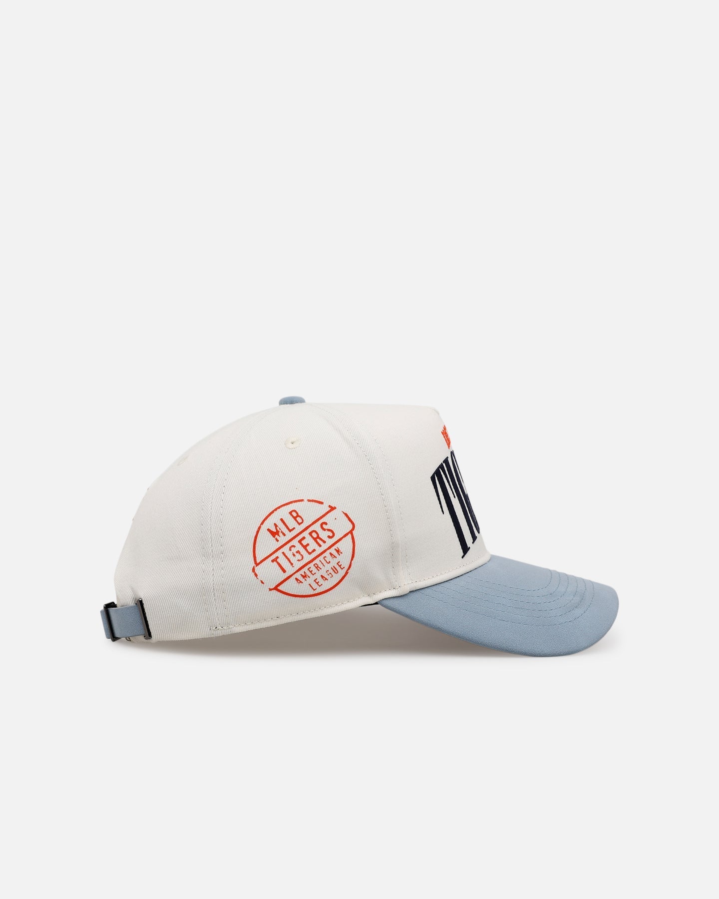 Pro Standard Detroit Tigers 'Stamped' Pro Pinch Strapback Eggshell