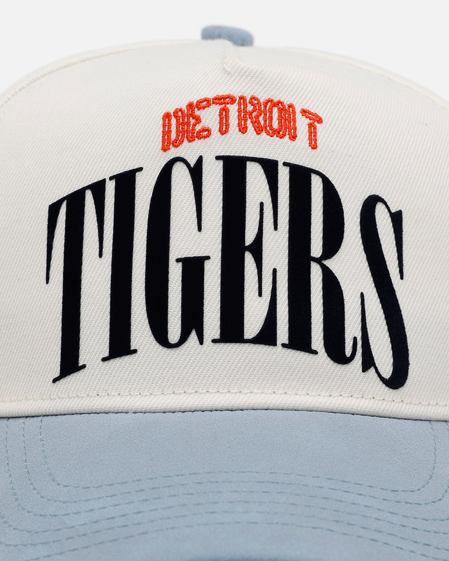 Pro Standard Detroit Tigers 'Stamped' Pro Pinch Strapback Eggshell