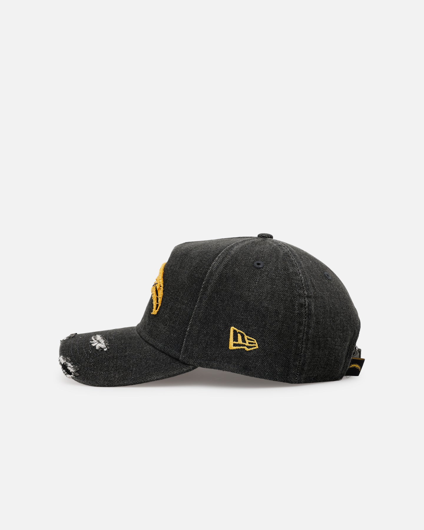 New Era Los Angeles Chargers 'Distressed Denim 2.0' 9FORTY A-Frame Strapback Black
