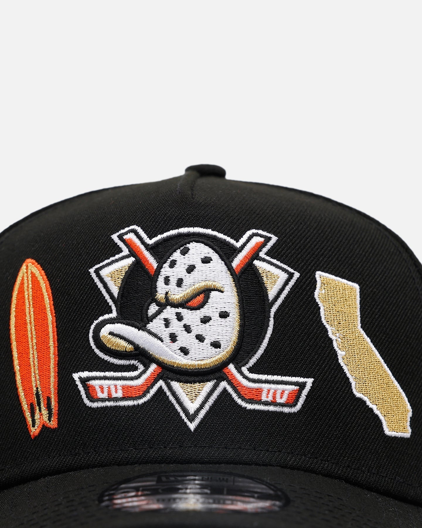 New Era Anaheim Ducks 'City Icons' 9FORTY A-Frame Snapback Black