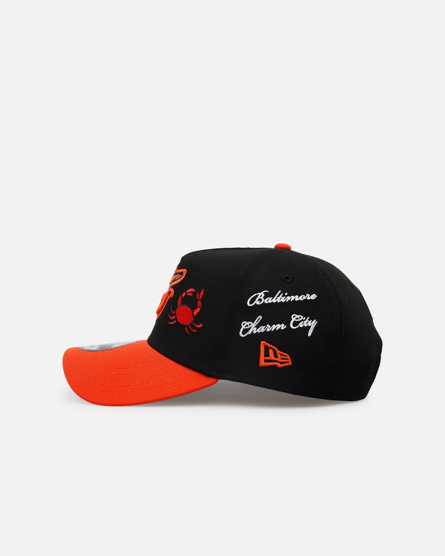 New Era Baltimore Orioles 'City Icons' 9FORTY A-Frame Snapback Black/Orange