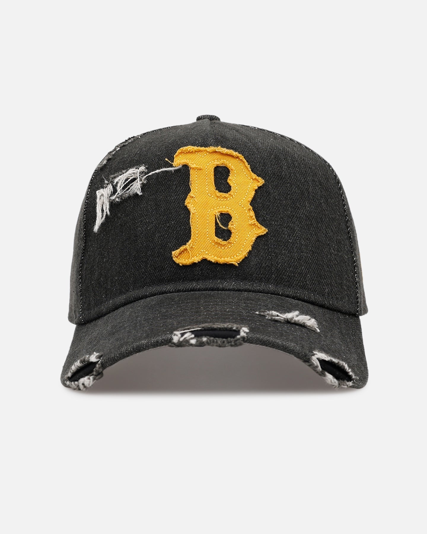 New Era Boston Red Sox 'Distressed Denim 2.0' 9FORTY A-Frame Strapback Black