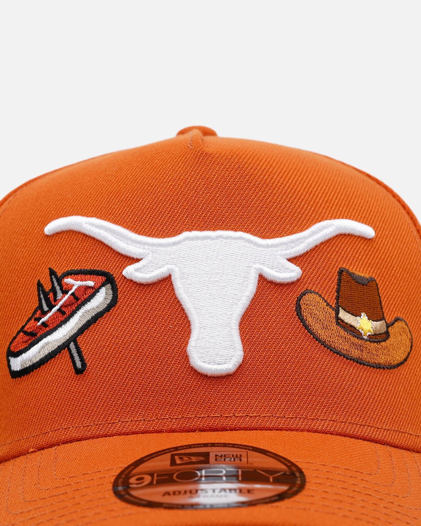 New Era Texas Longhorns 'City Icons' 9FORTY A-Frame Snapback Burnt Orange