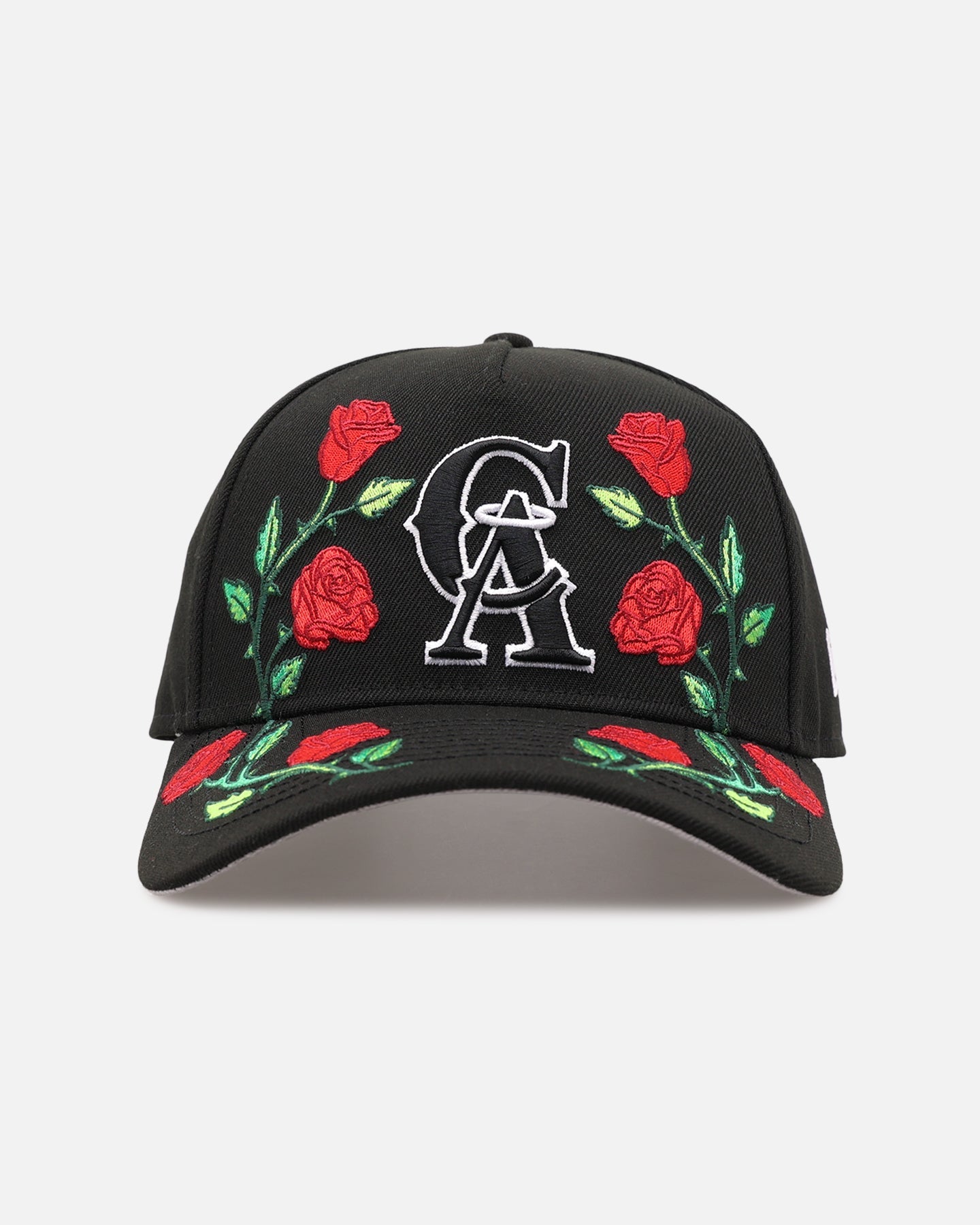 New Era Los Angeles Angels 'Garden' 9FORTY A-Frame Snapback Black