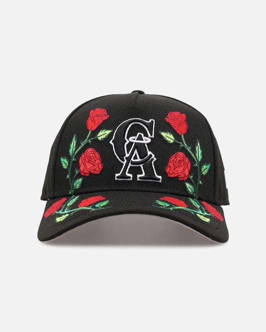 New Era Los Angeles Angels 'Garden' 9FORTY A-Frame Snapback Black