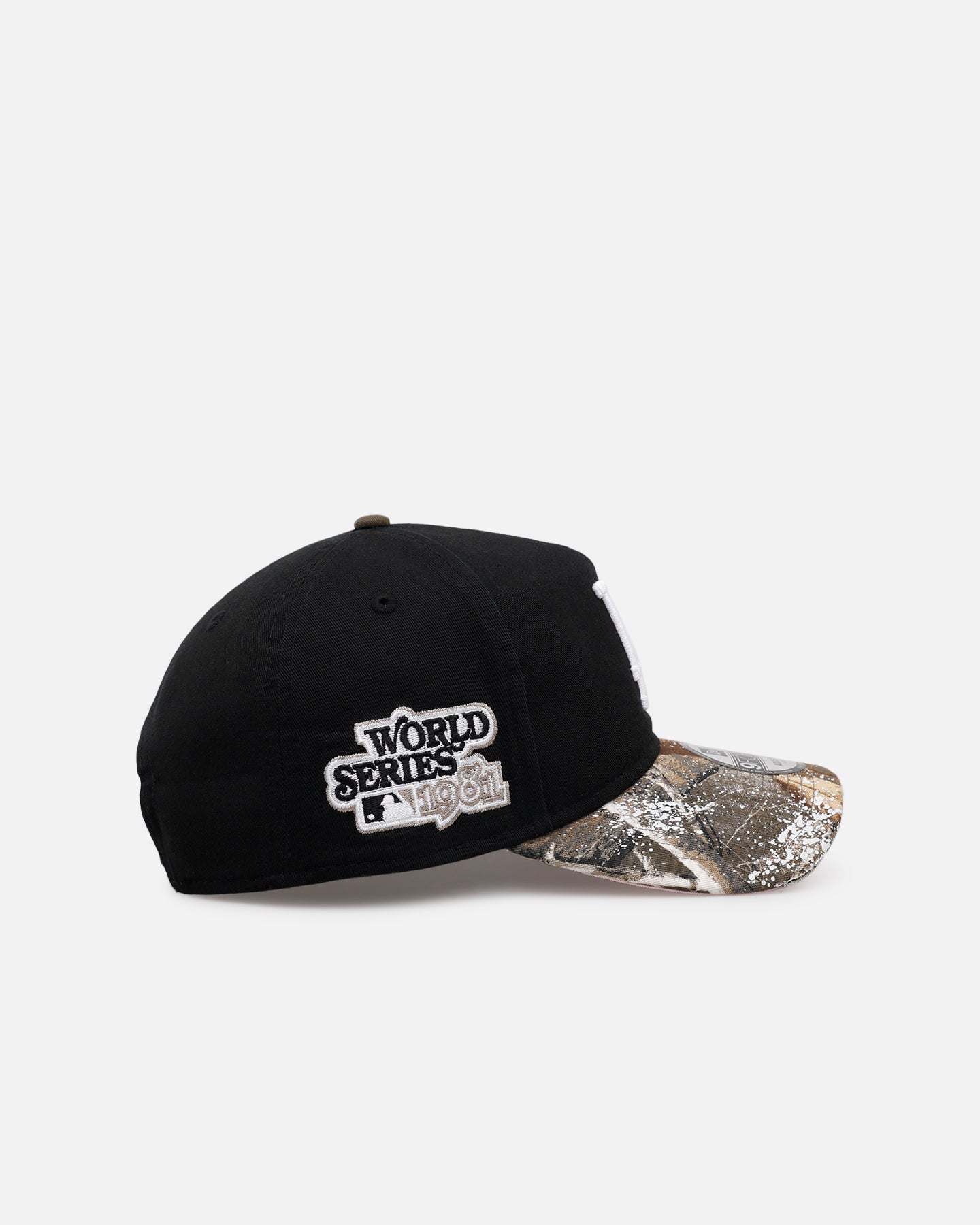New Era Los Angeles Dodgers 'Seasoned Camo' 9FORTY A-Frame Snapback Black/Camo