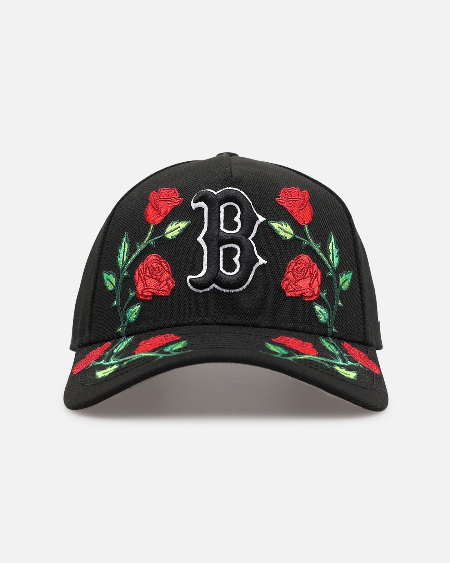 New Era Boston Red Sox 'Garden' 9FORTY A-Frame Snapback Black