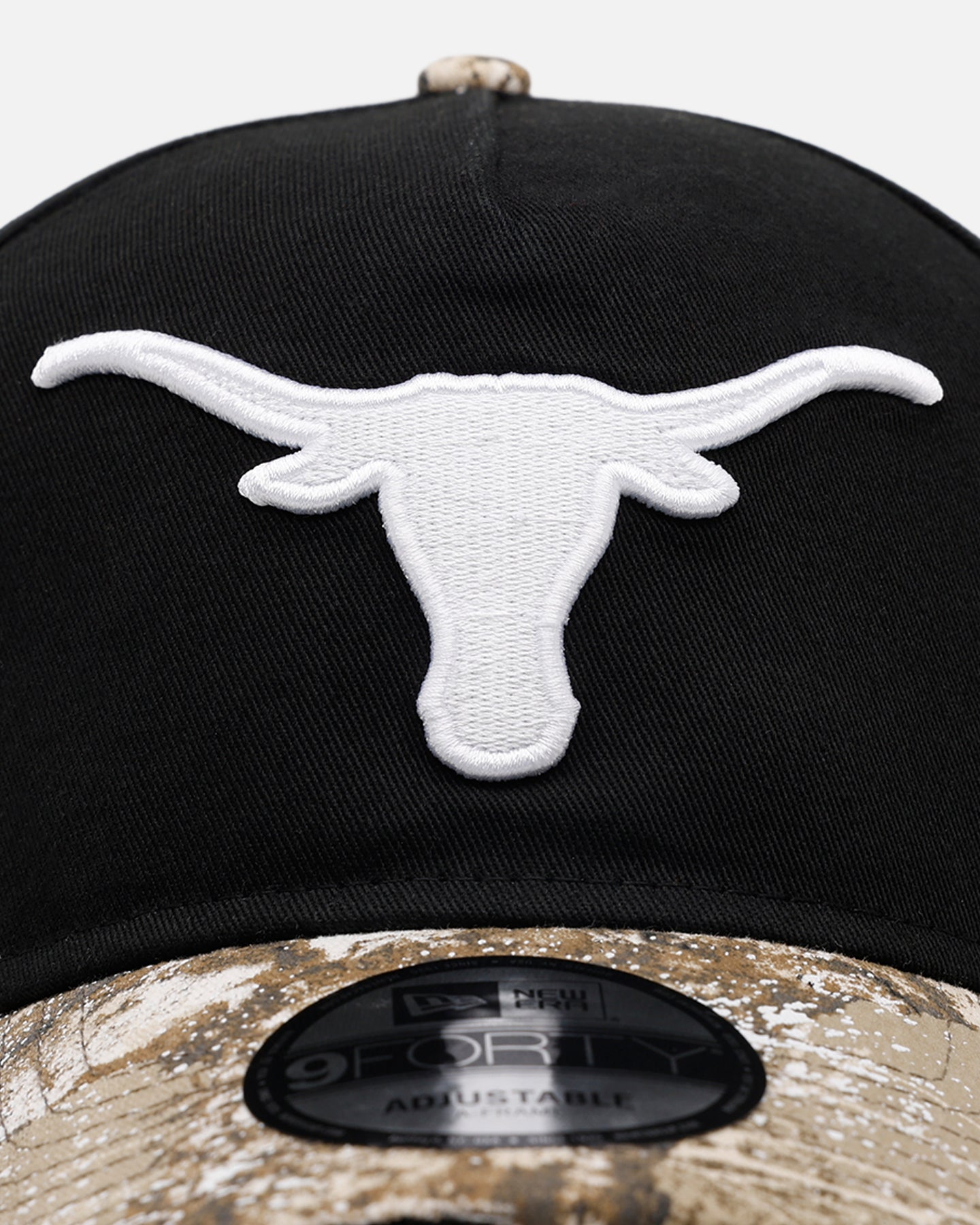 New Era Texas Longhorns 'Seasoned Camo' 9FORTY A-Frame Snapback Black/Camo