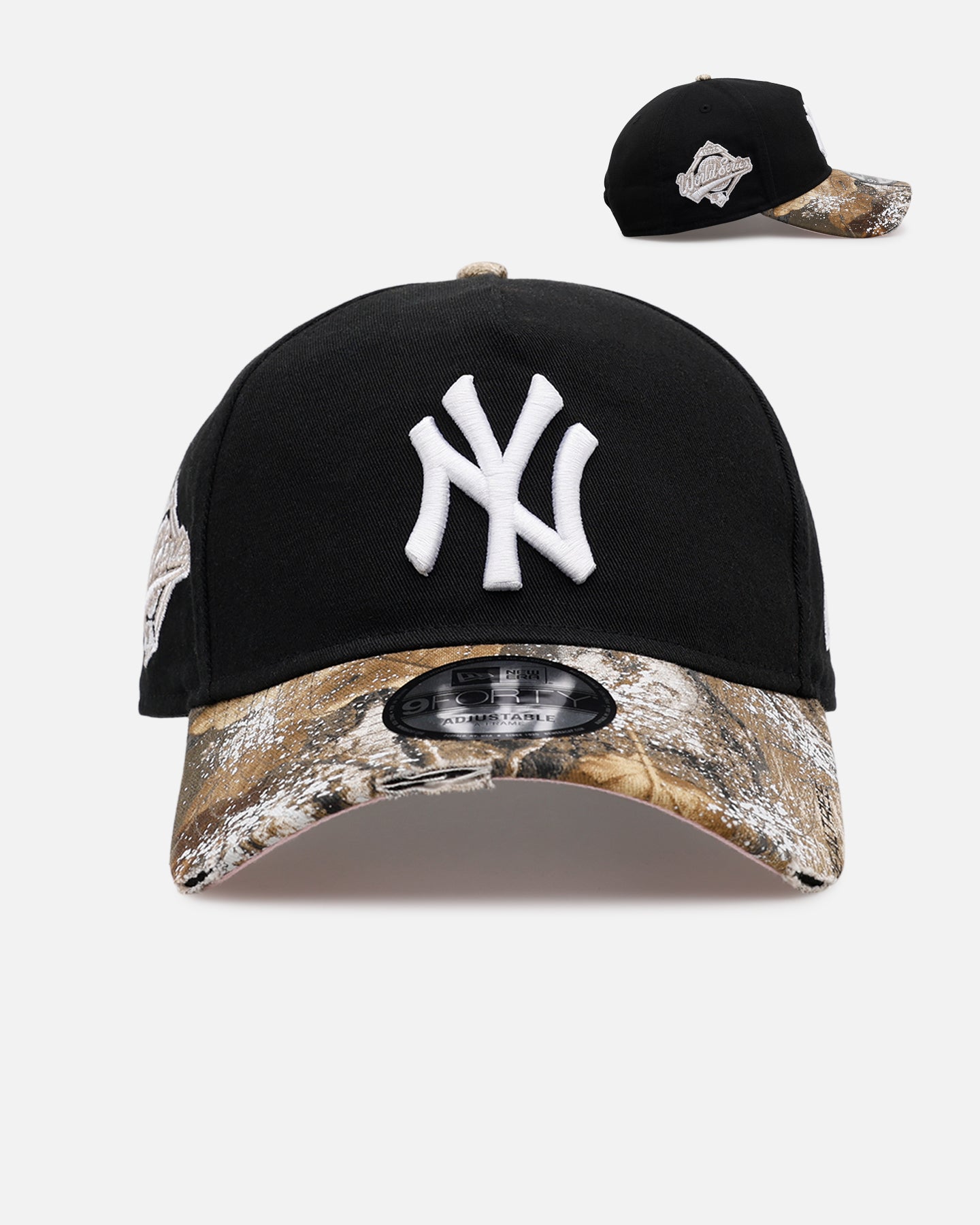 New Era New York Yankees 'Seasoned Camo' 9FORTY A-Frame Snapback Black/Camo